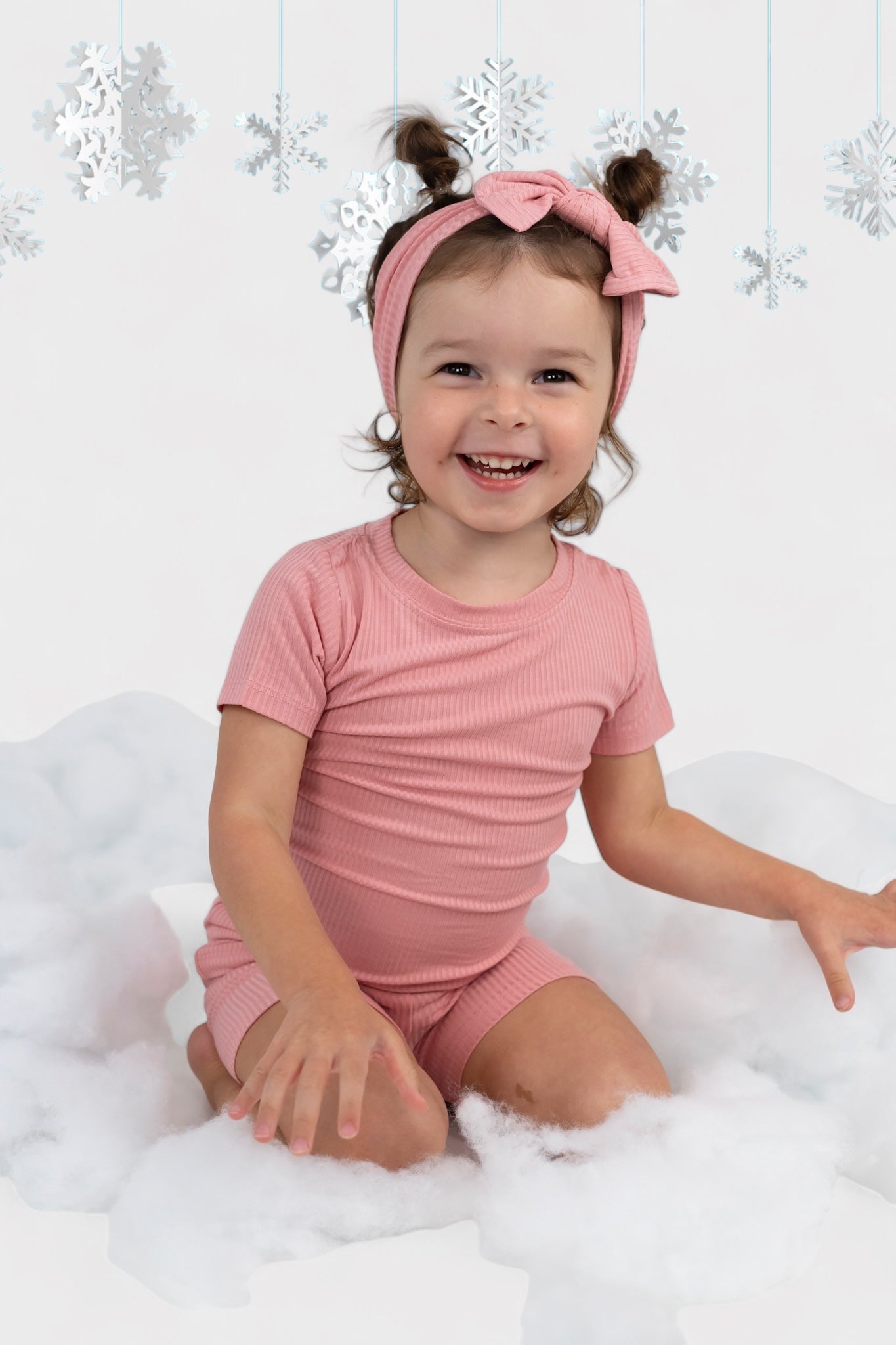 Mauve Rib Dream Short Set