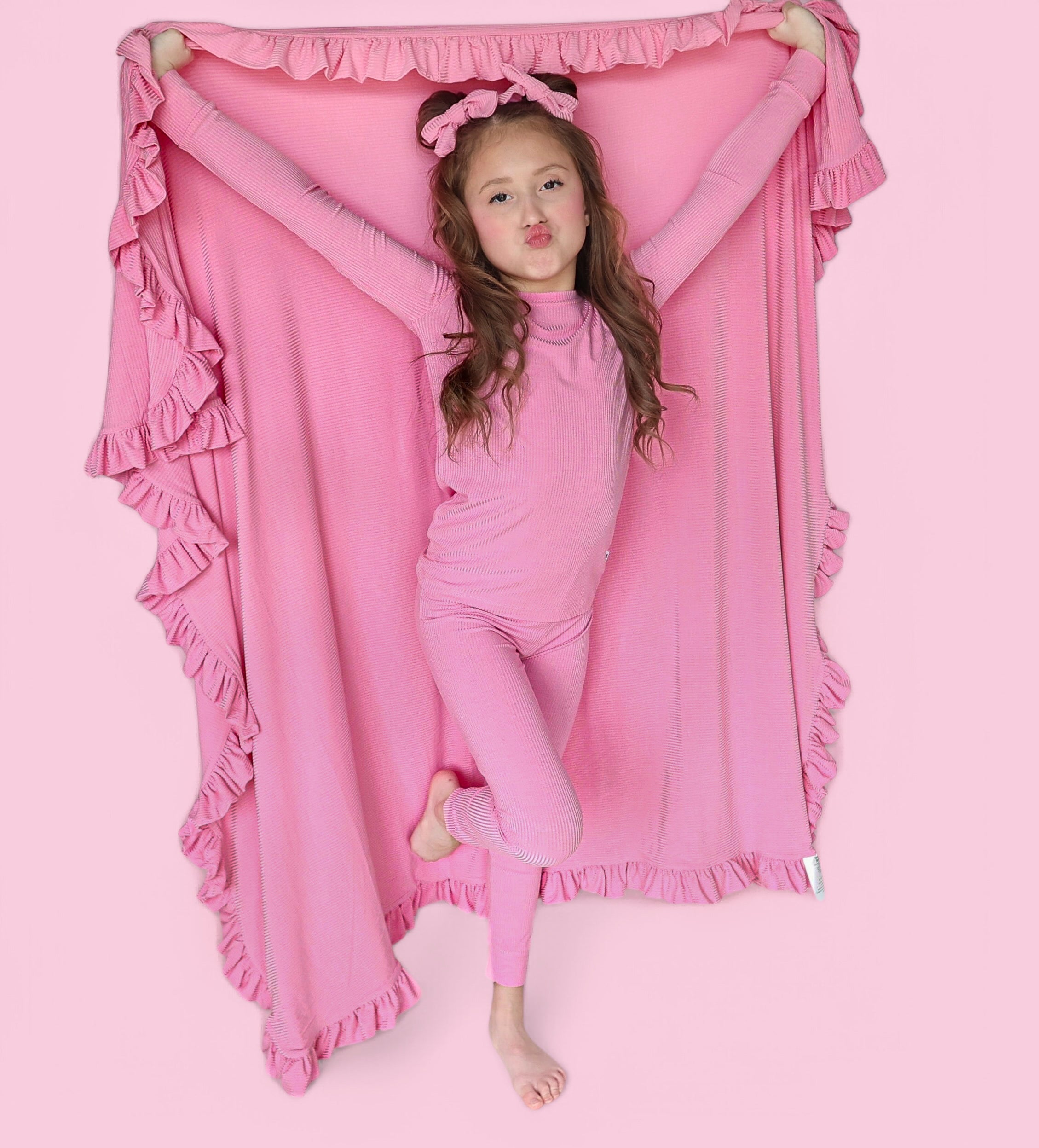 Bella Pink Rib Dream Set