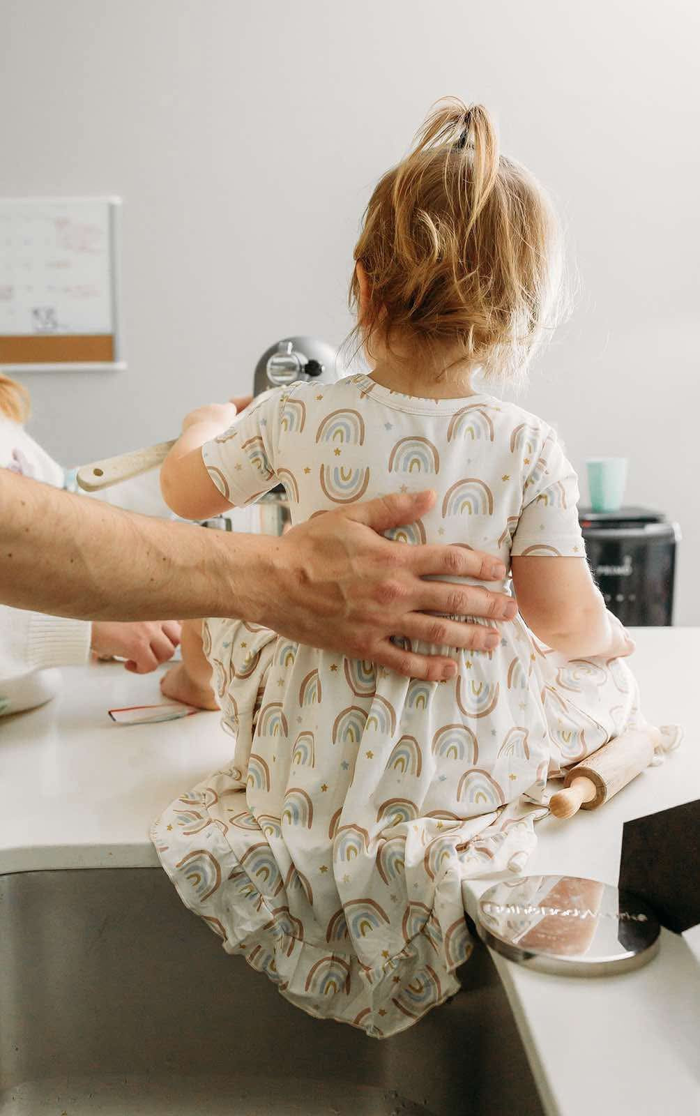 Exclusive Raleigh's Rainbows Dream Ruffle Dress