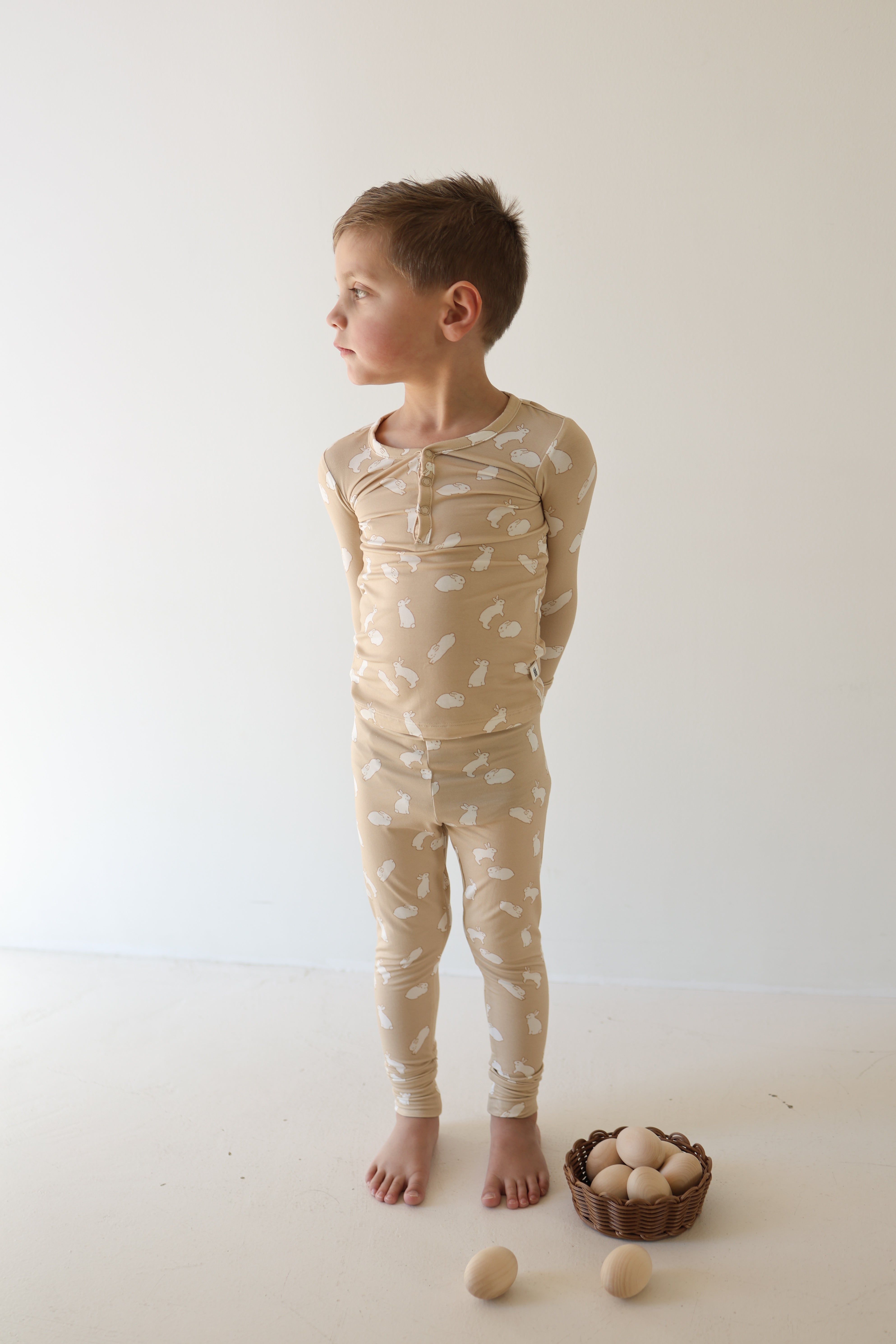 Bamboo Two Piece Pajamas | Bunnies