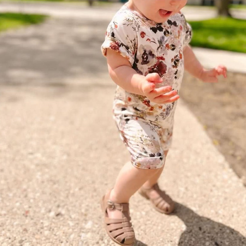 Toddler Jelly Sandals in Brown - Sweet Heart