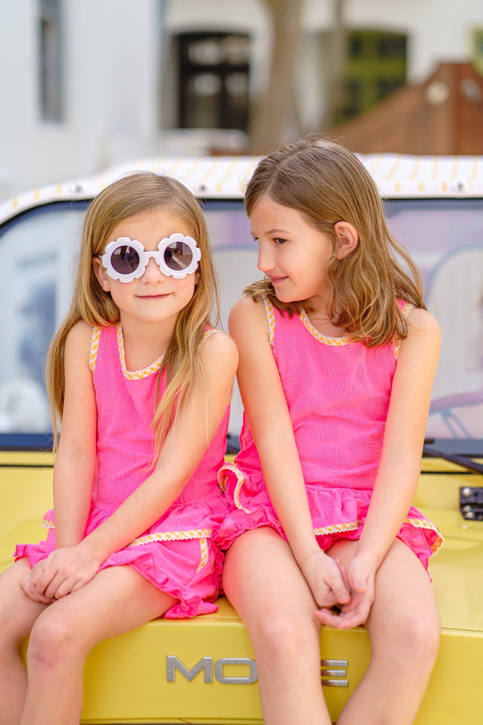 Hot Pink Shell Terry Set