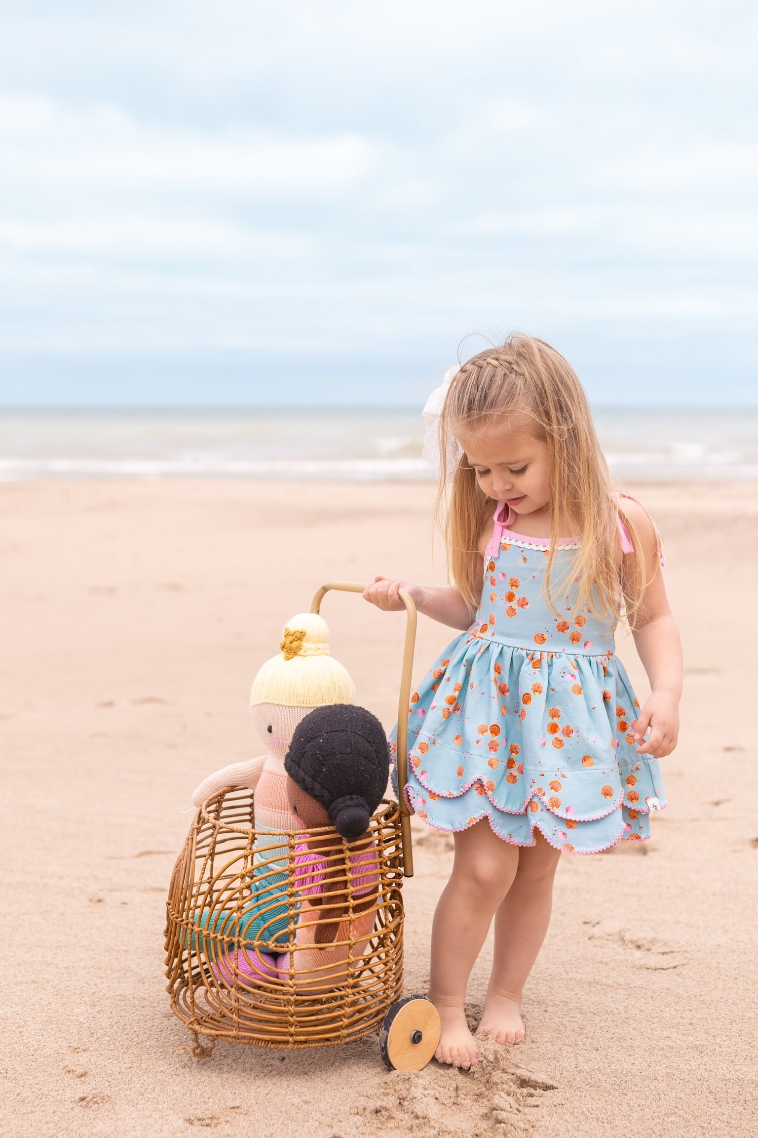 Mermaid Magic Scallop Tunic Set