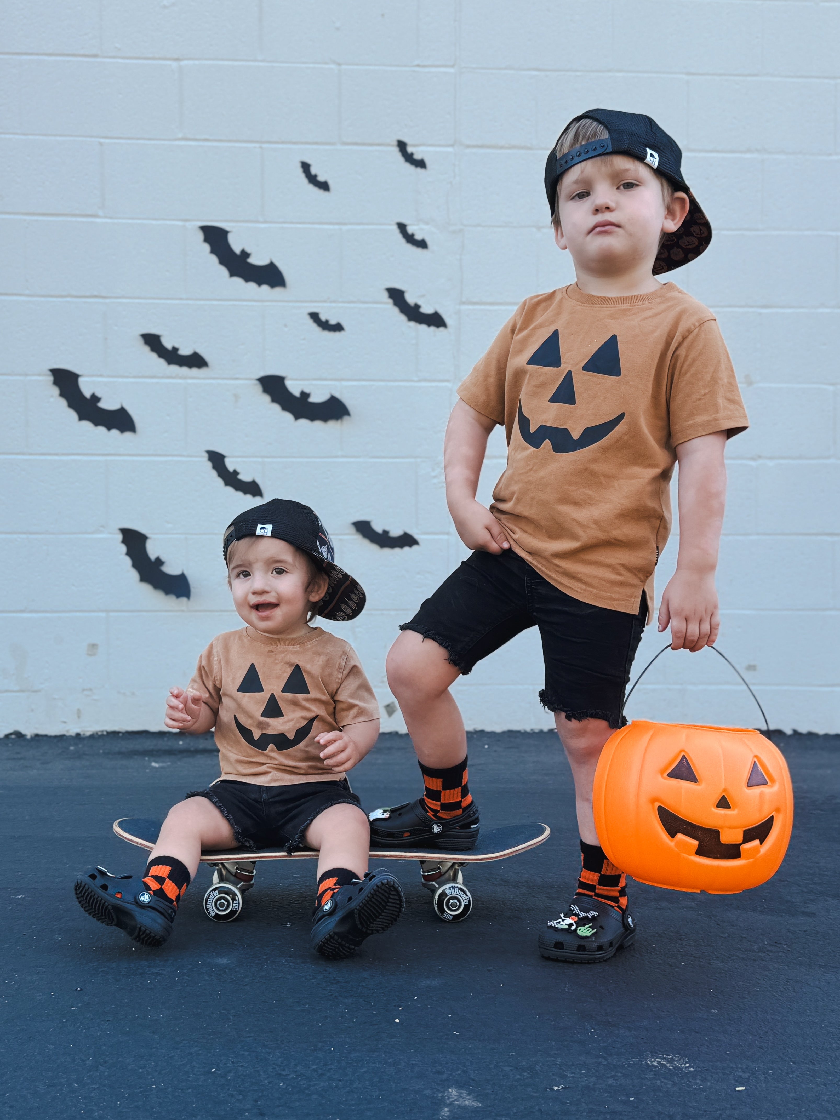 Orange And Black Check