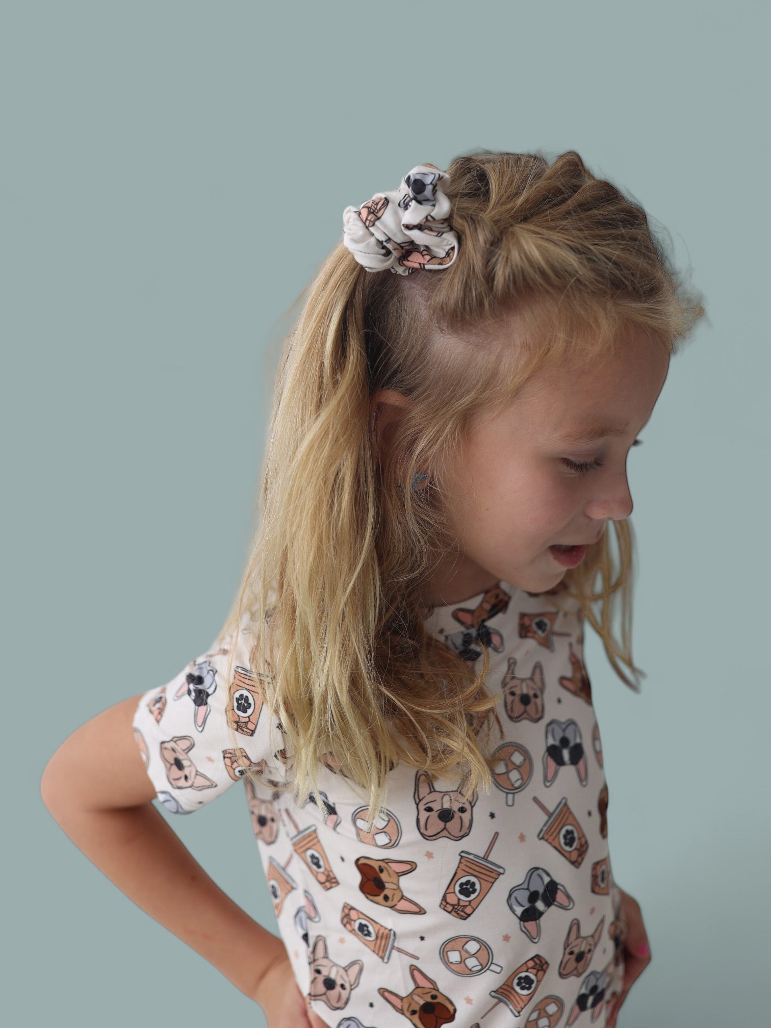 Exclusive Pup Cups Girl's Dream Scrunchie