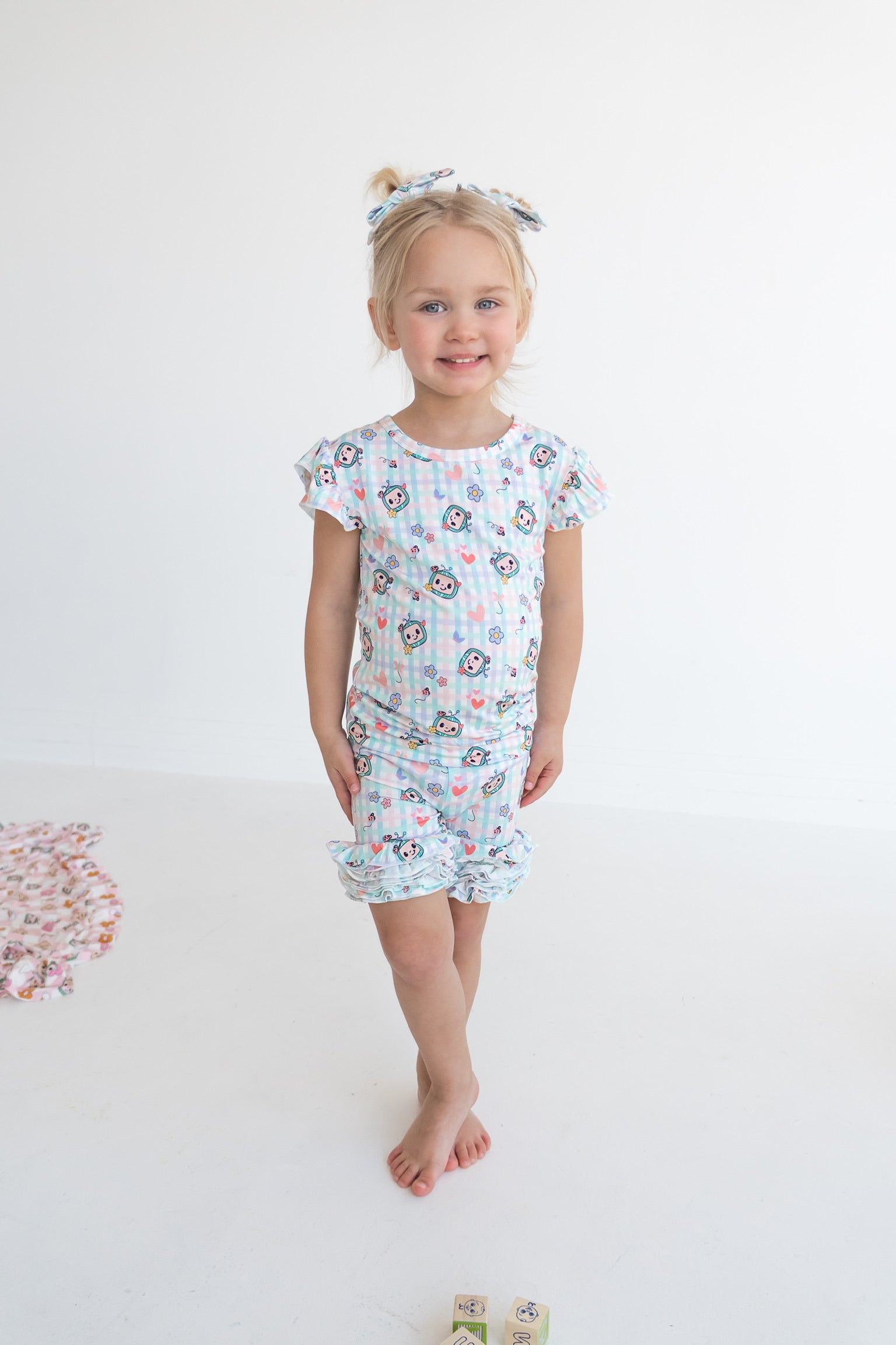 Dream Big Little Co X Cocomelon Springtime Melon Dream Cap Seeve Top