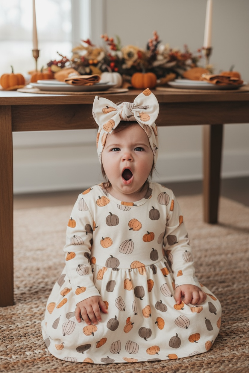 Pumpkins Beige (bodysuit Dress)