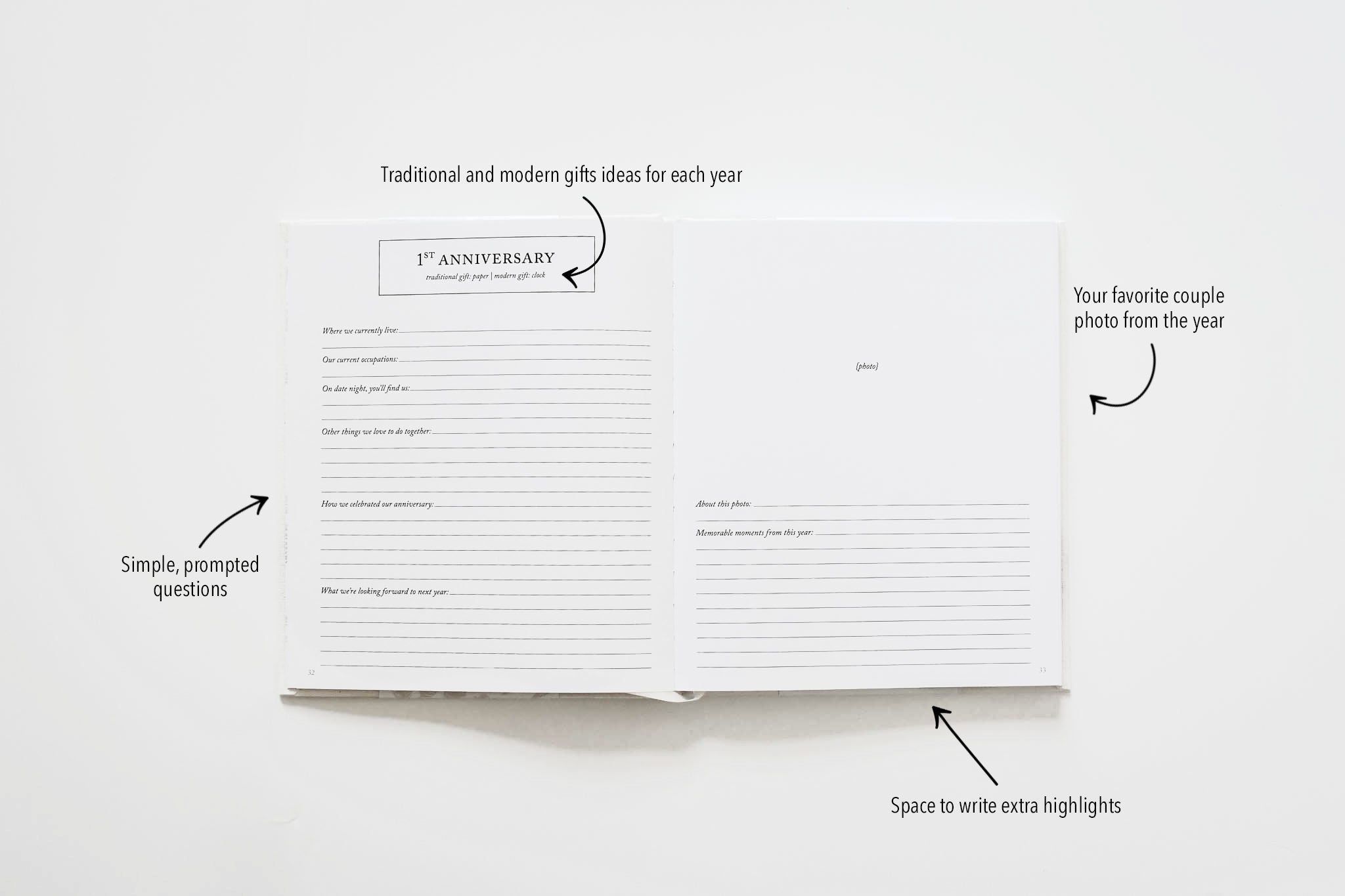 Anniversary Journal Book