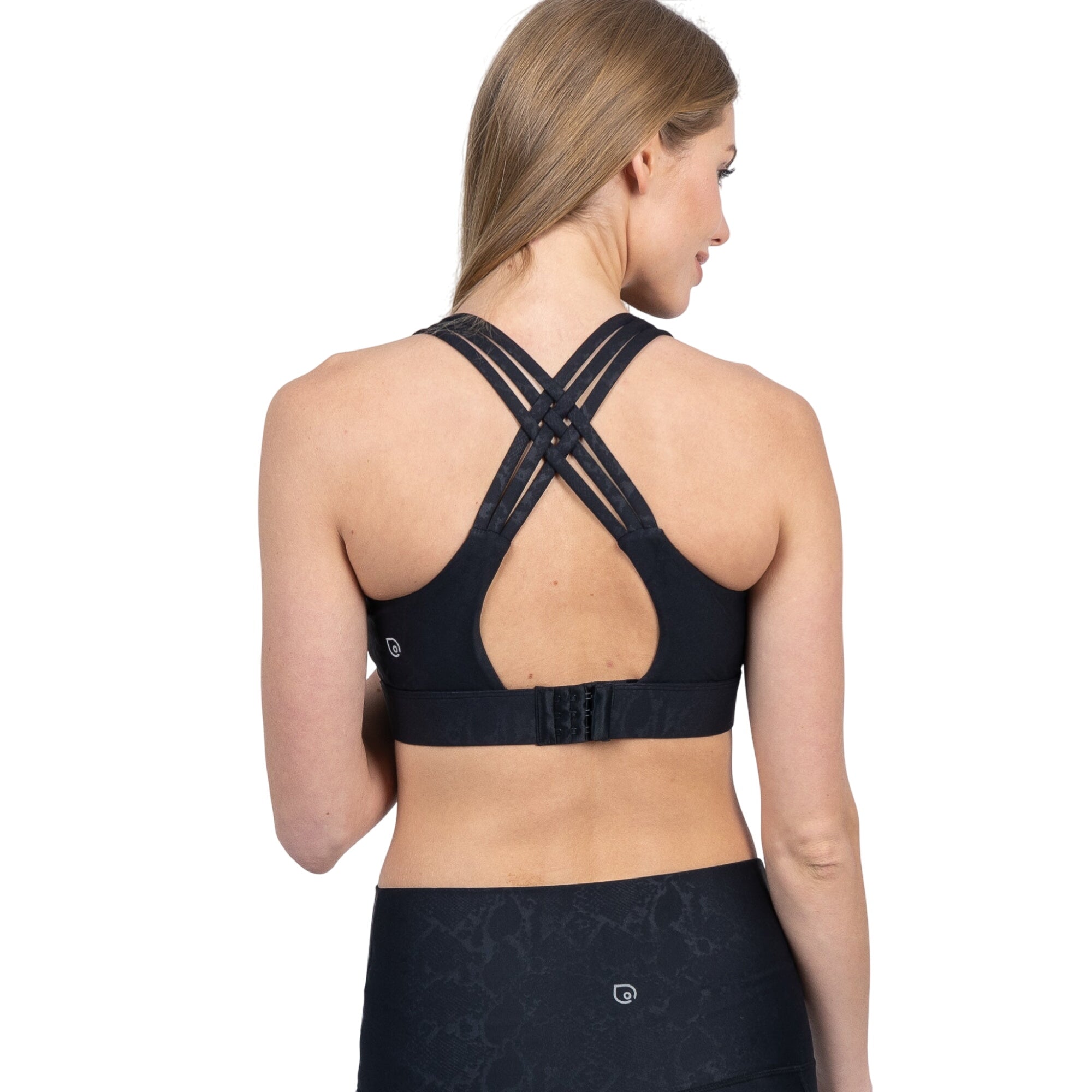 Chloé 4 Running Nursing & Pumping Sports Bra (metallic Snake Noir)