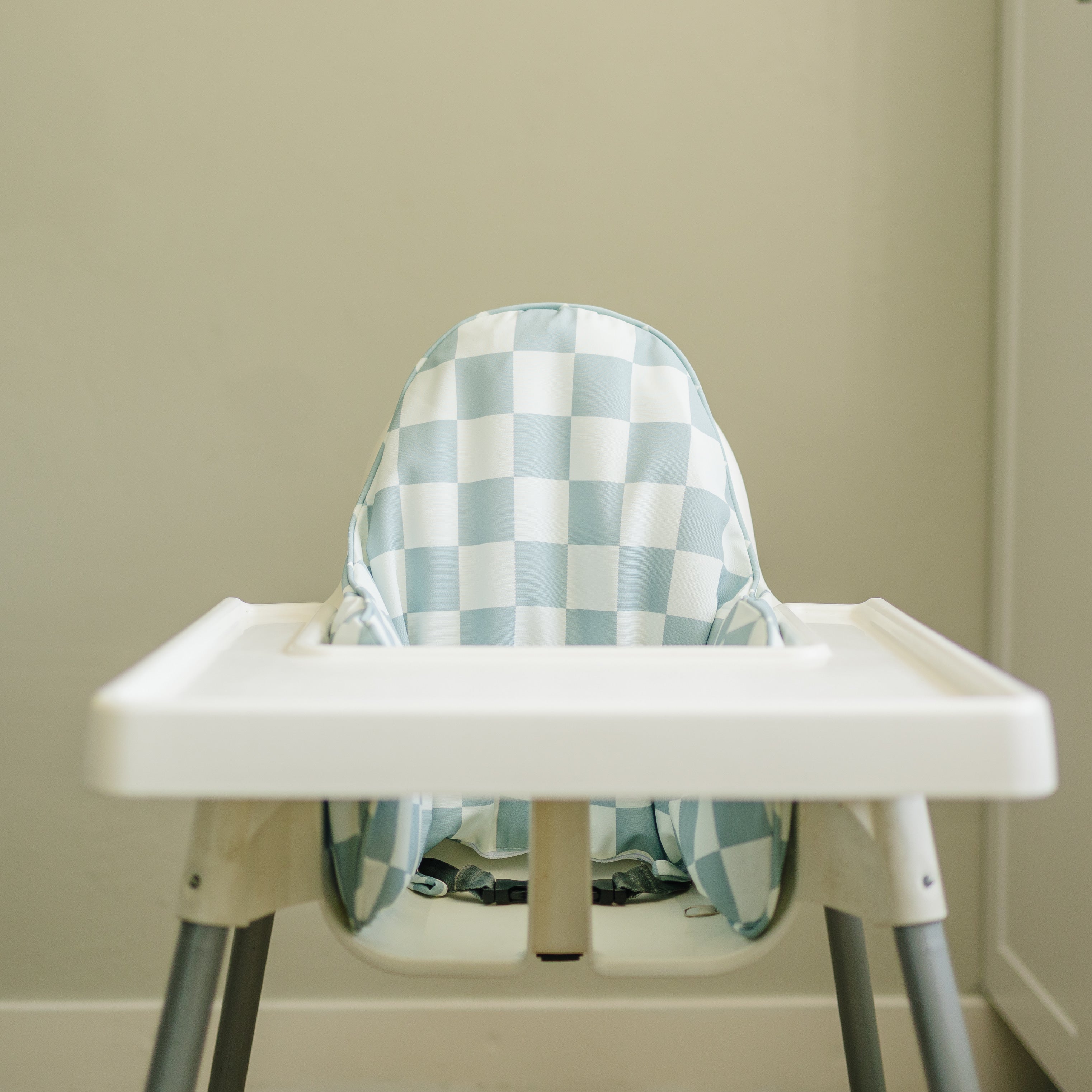 Sage Checker Ikea Antilop Cushion Cover