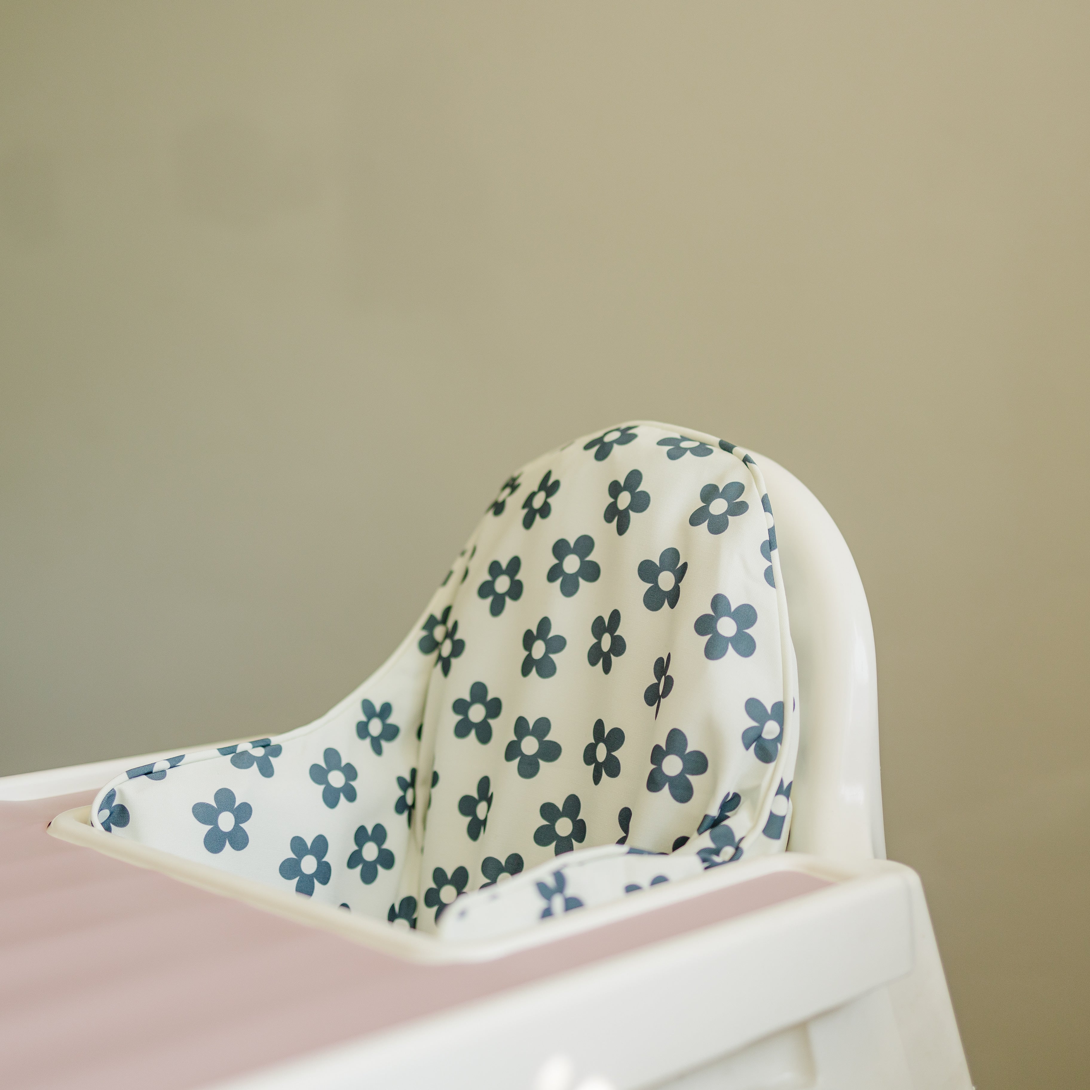 Black Floral Ikea Antilop Cushion Cover