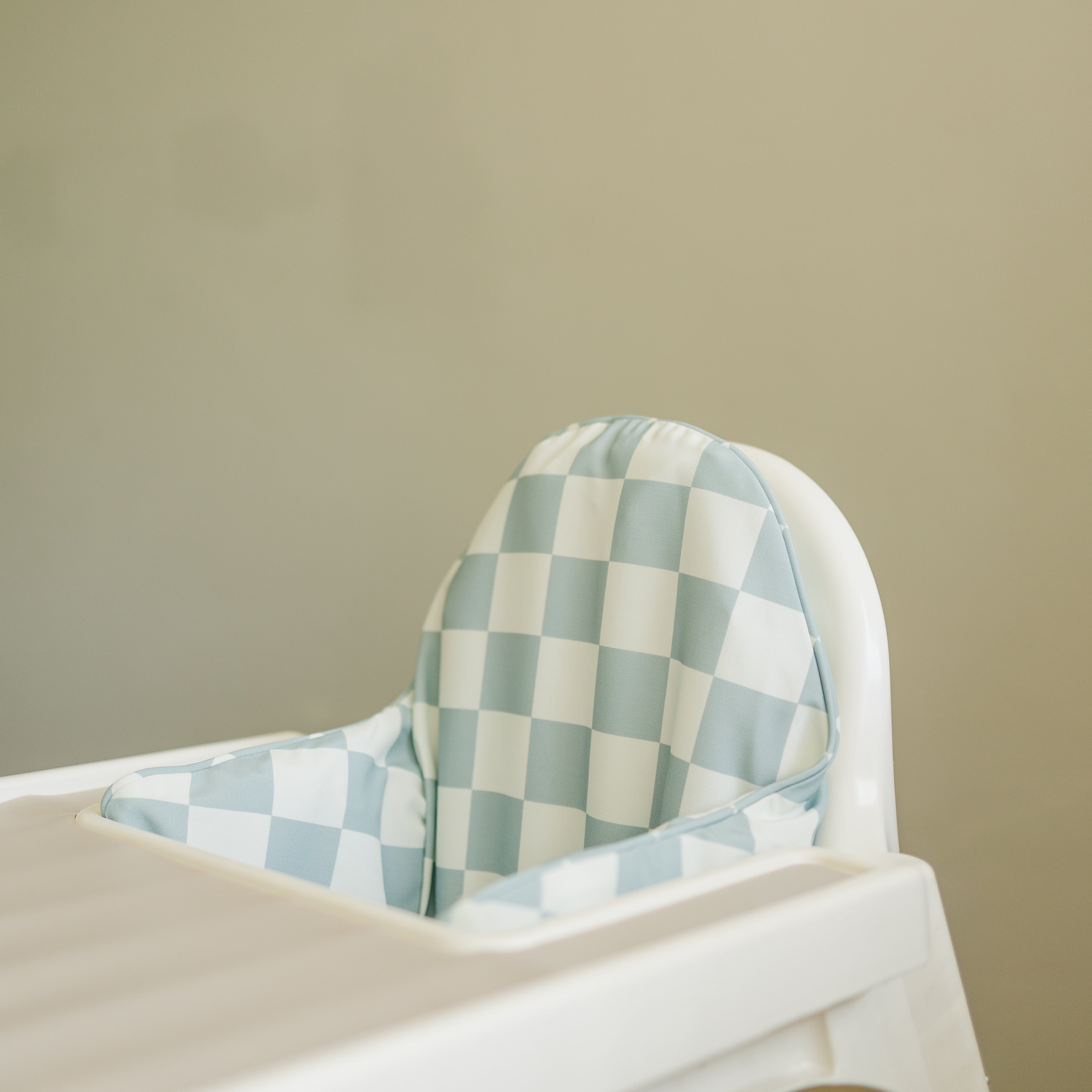 Sage Checker Ikea Antilop Cushion Cover