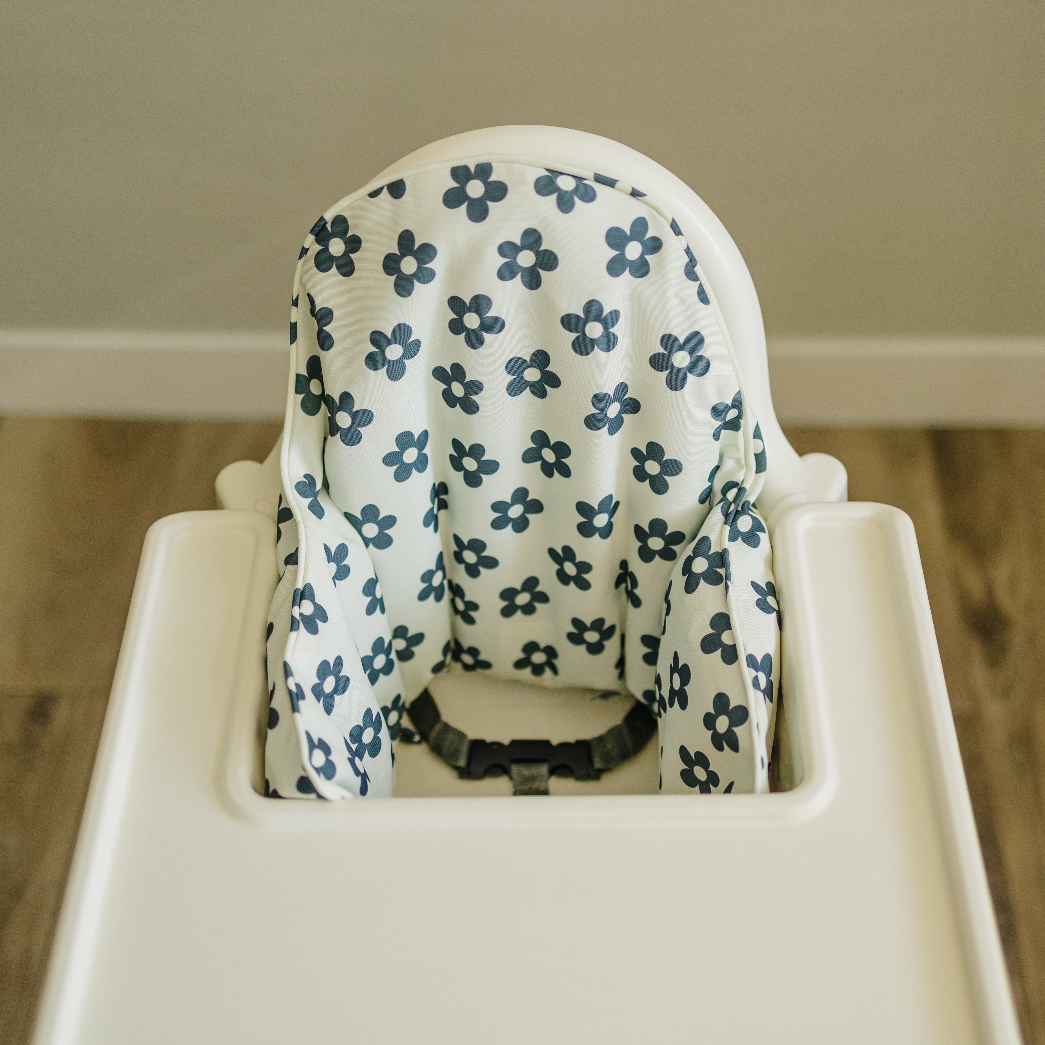 Black Floral Ikea Antilop Cushion Cover