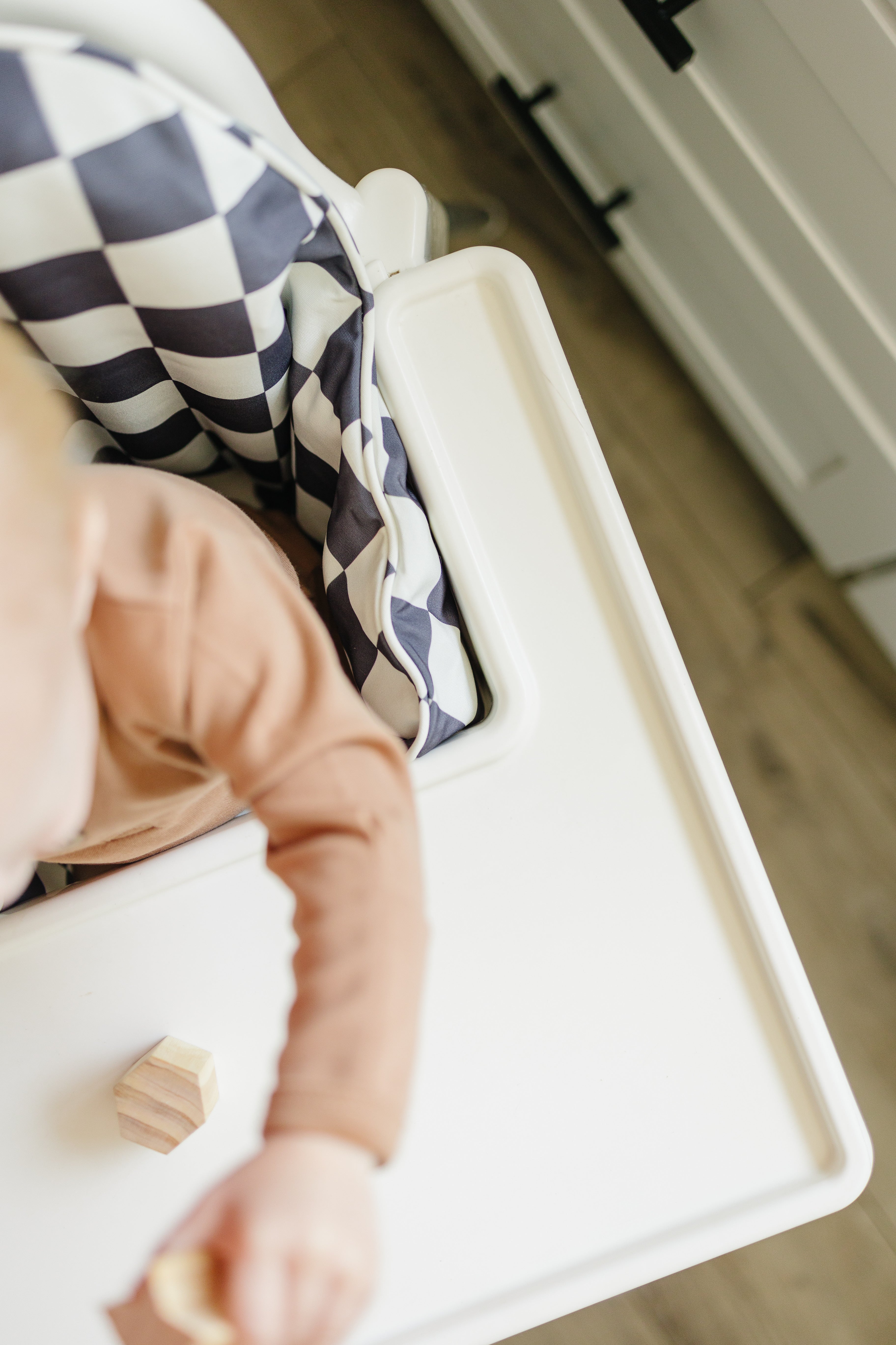 Black Check Ikea Antilop Cushion Cover