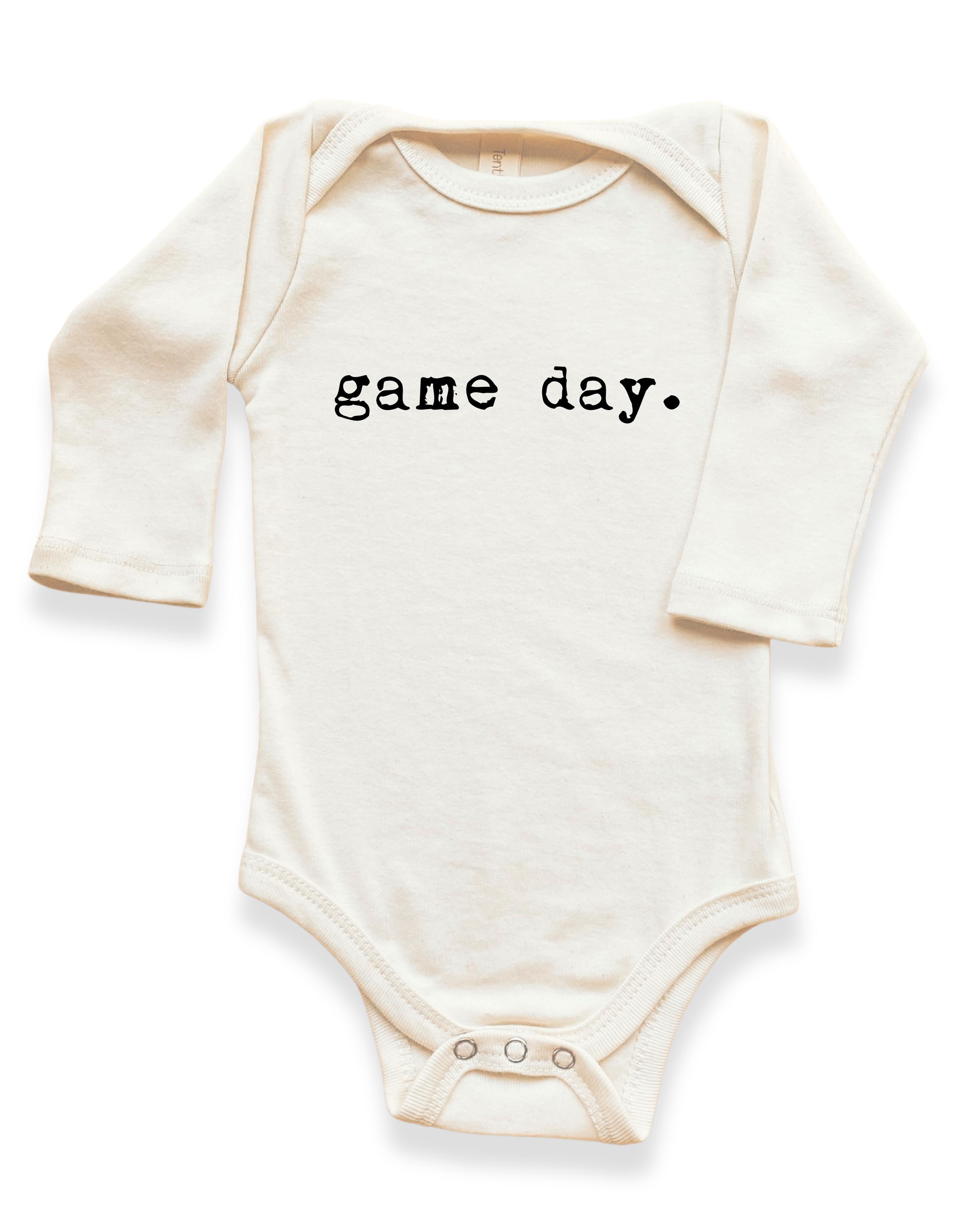 Game Day Organic Cotton Baby Bodysuit Long Sleeve