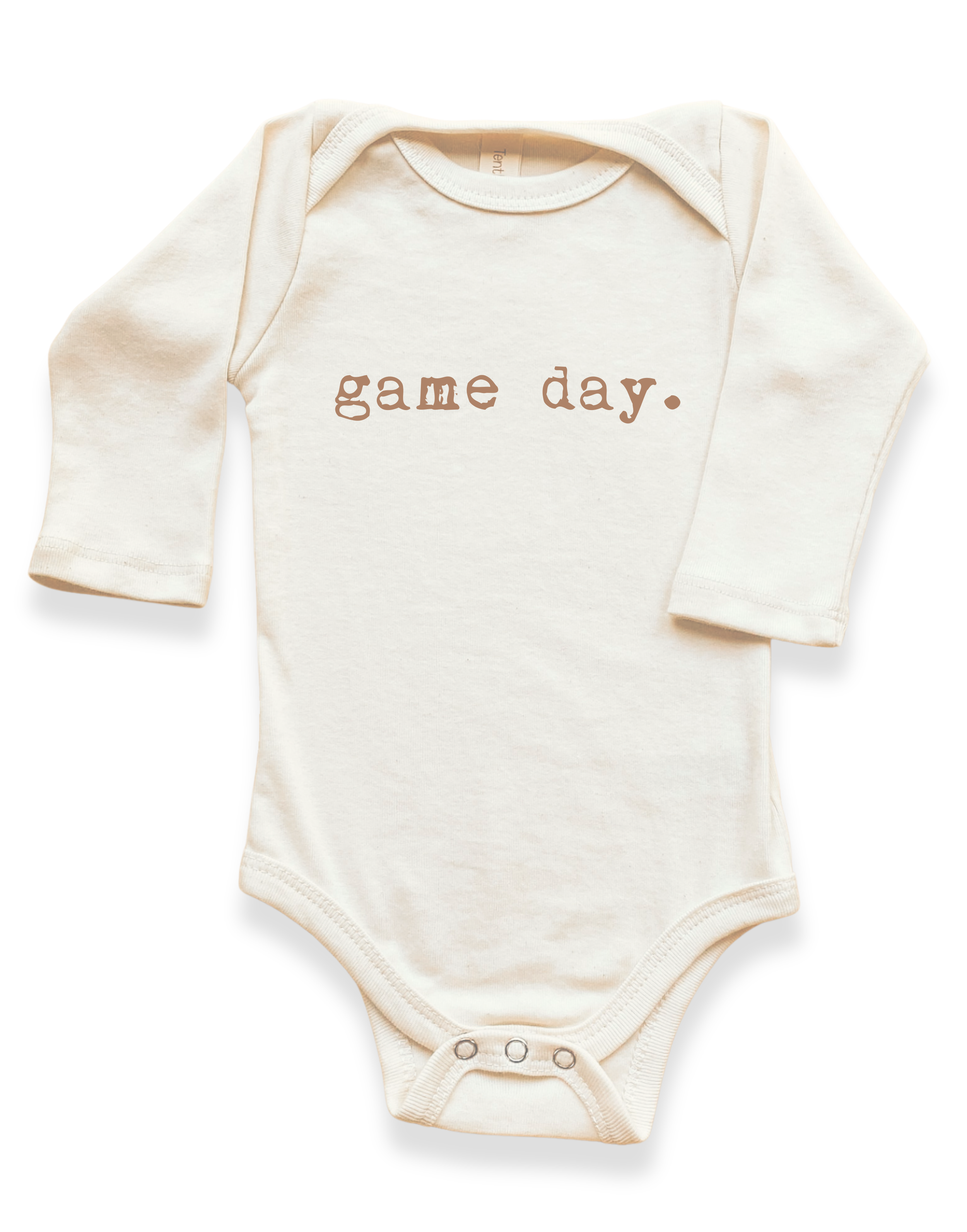 Game Day Organic Cotton Baby Bodysuit Long Sleeve