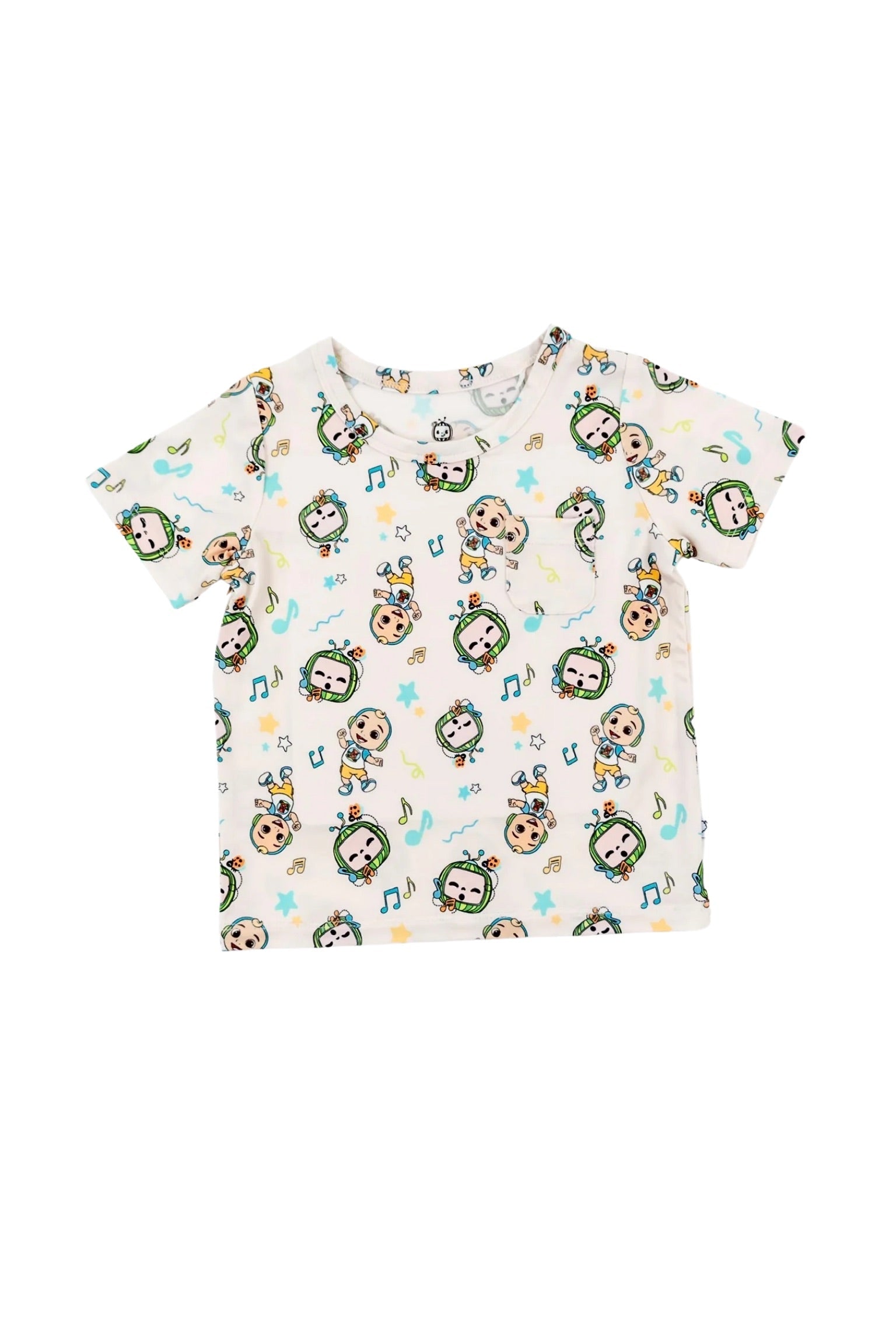 Dream Big Little Co X Cocomelon Jj Musical Melon Dream Pocket Tee