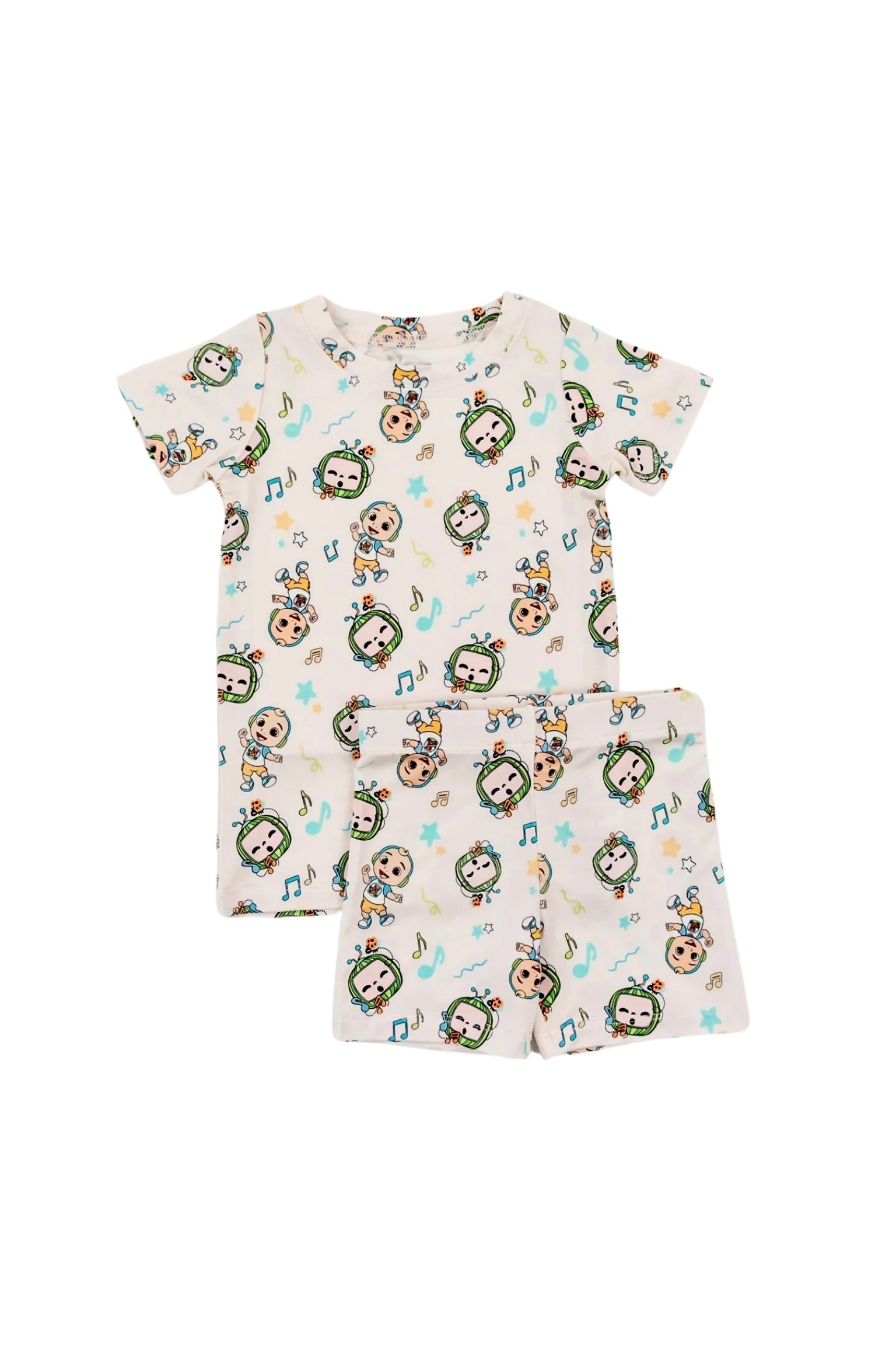 Dream Big Little Co X Cocomelon Jj Musical Melon Dream Short Set