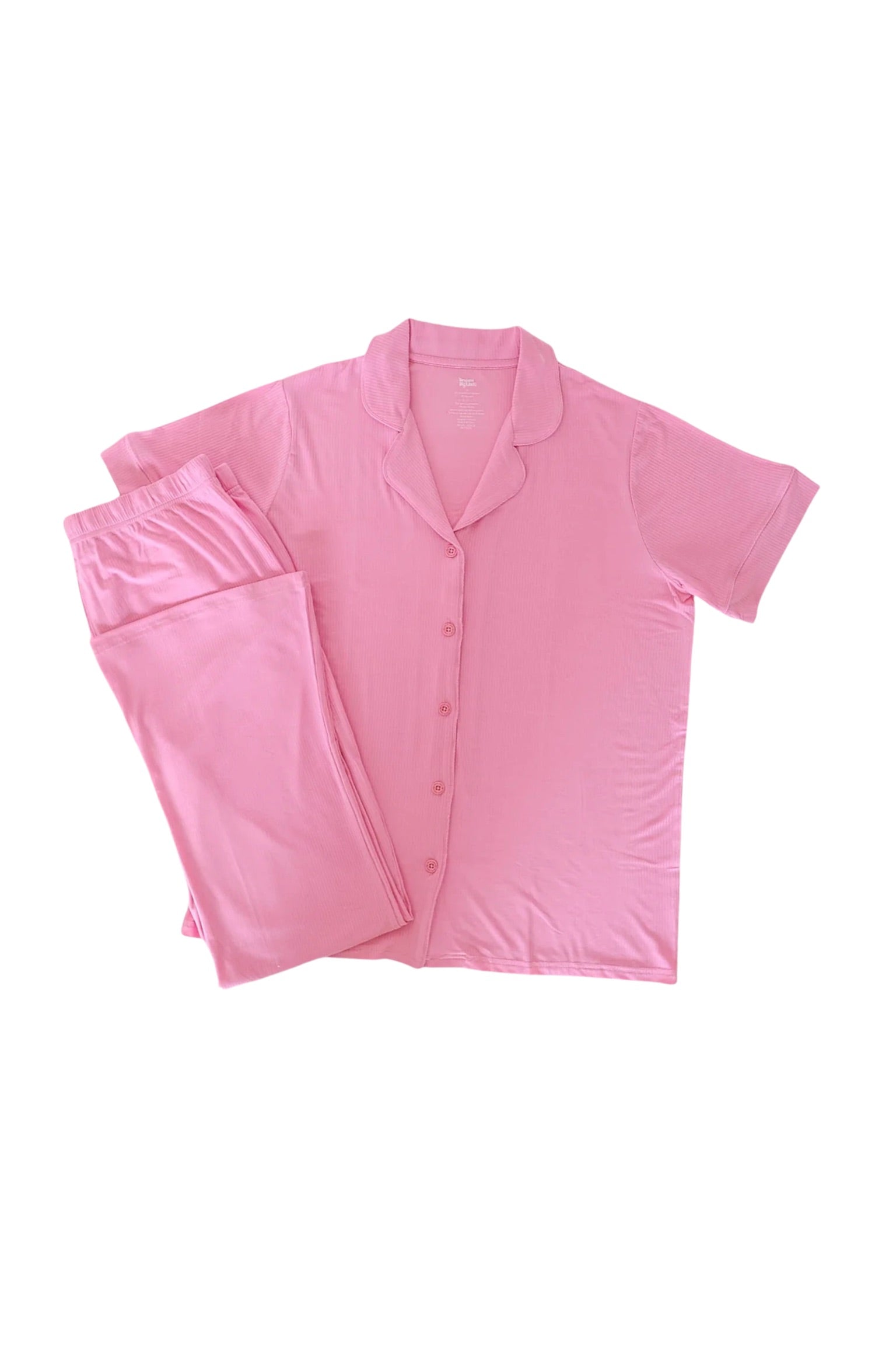 Bella Pink Rib Women's Dream Flare Set