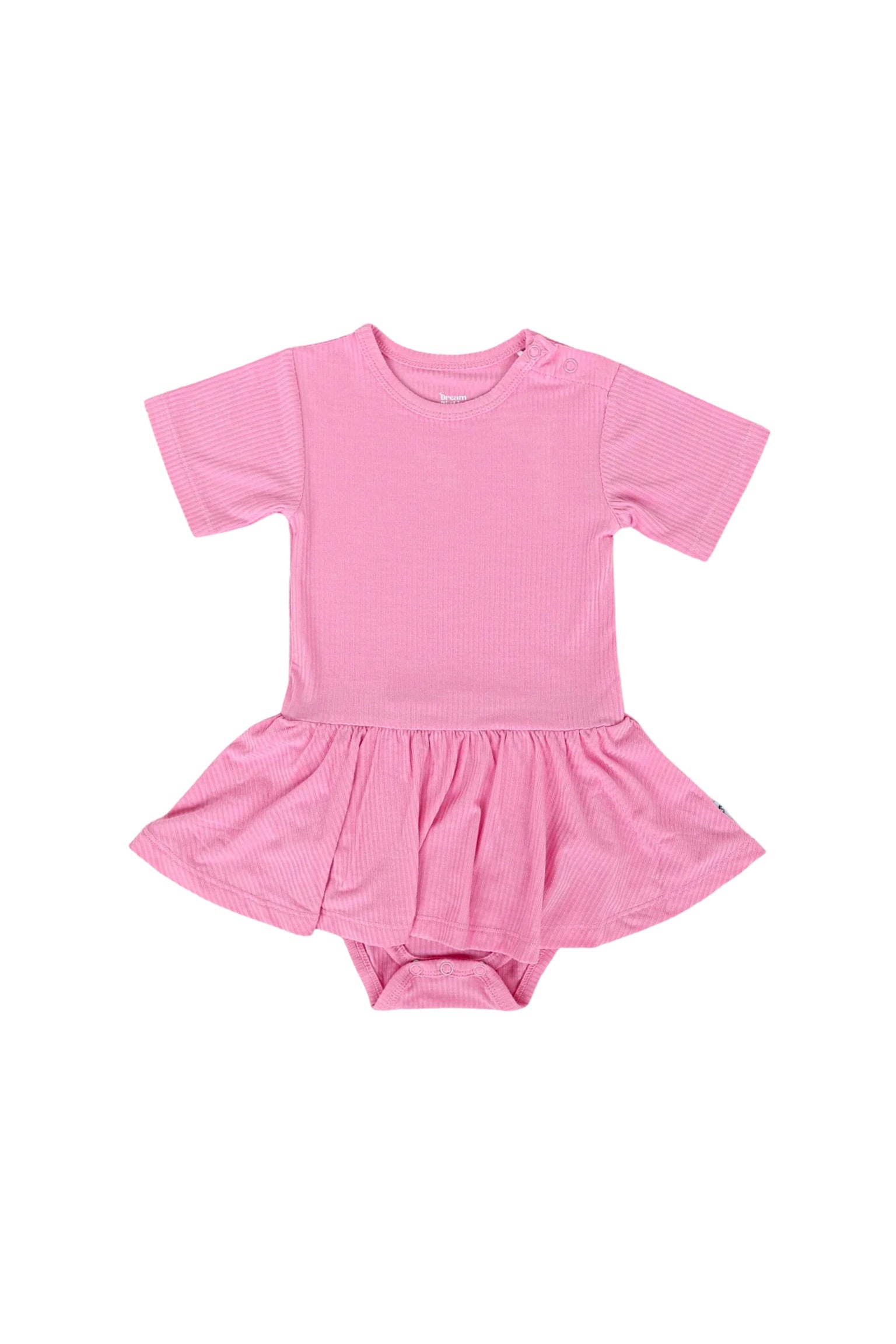 Bella Pink Rib Dream Bodysuit Dress