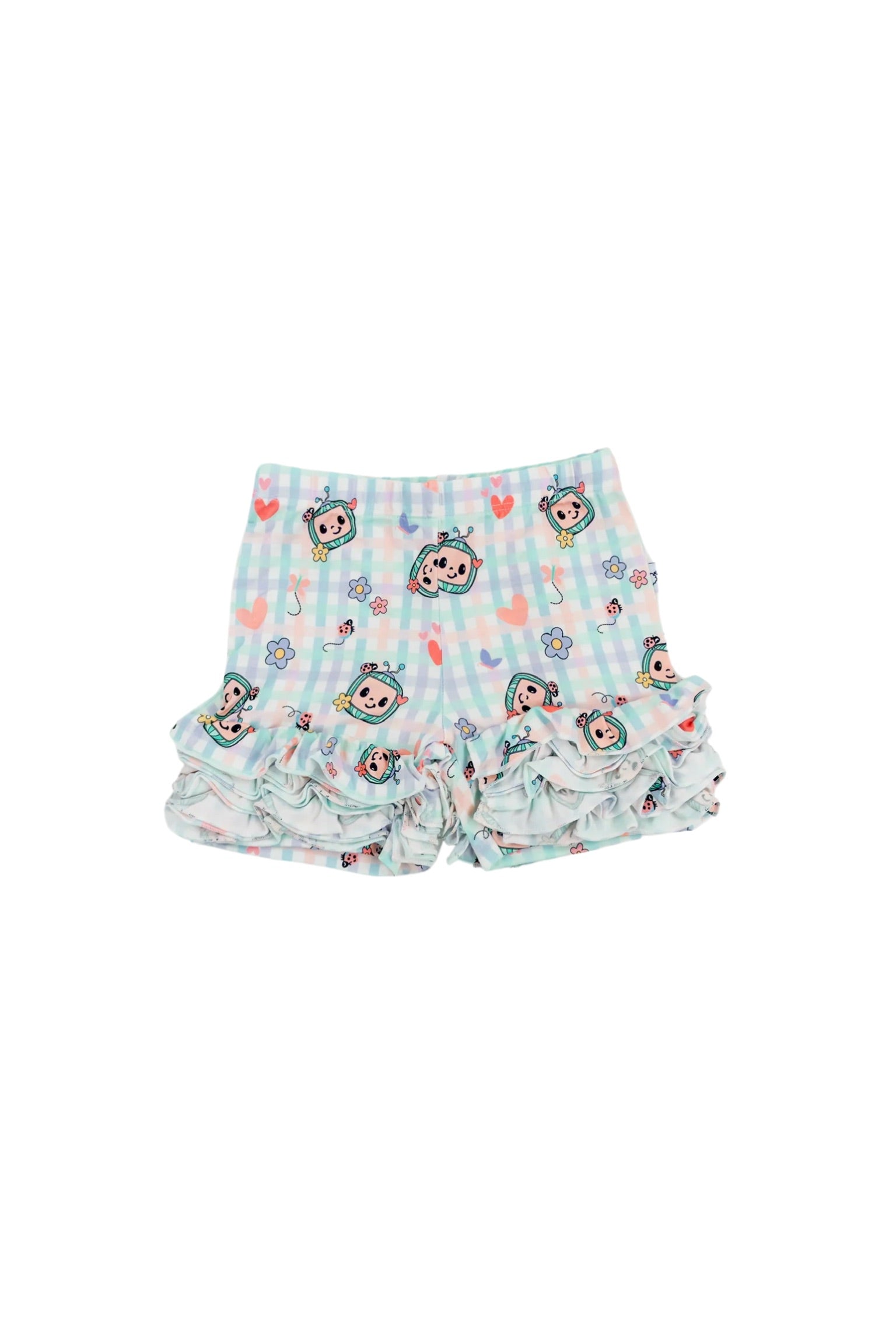 Dream Big Little Co X Cocomelon Springtime Melon Dream Ruffle Shorts