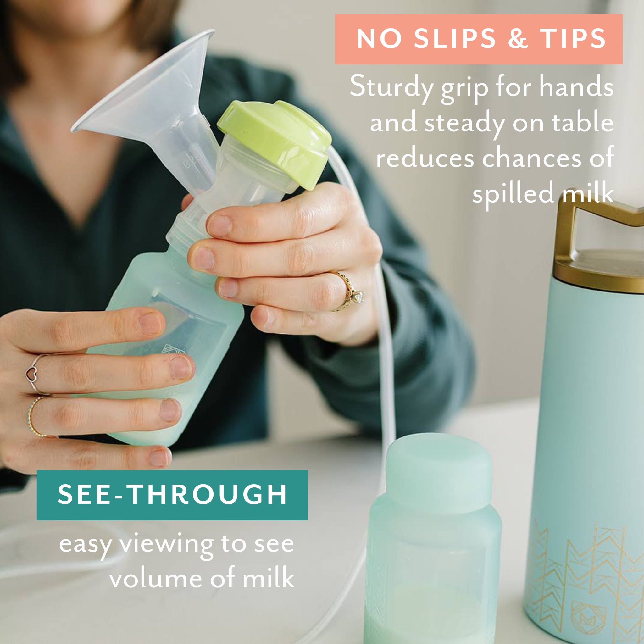 Silicone Breast Milk Storage (set Of 3)
