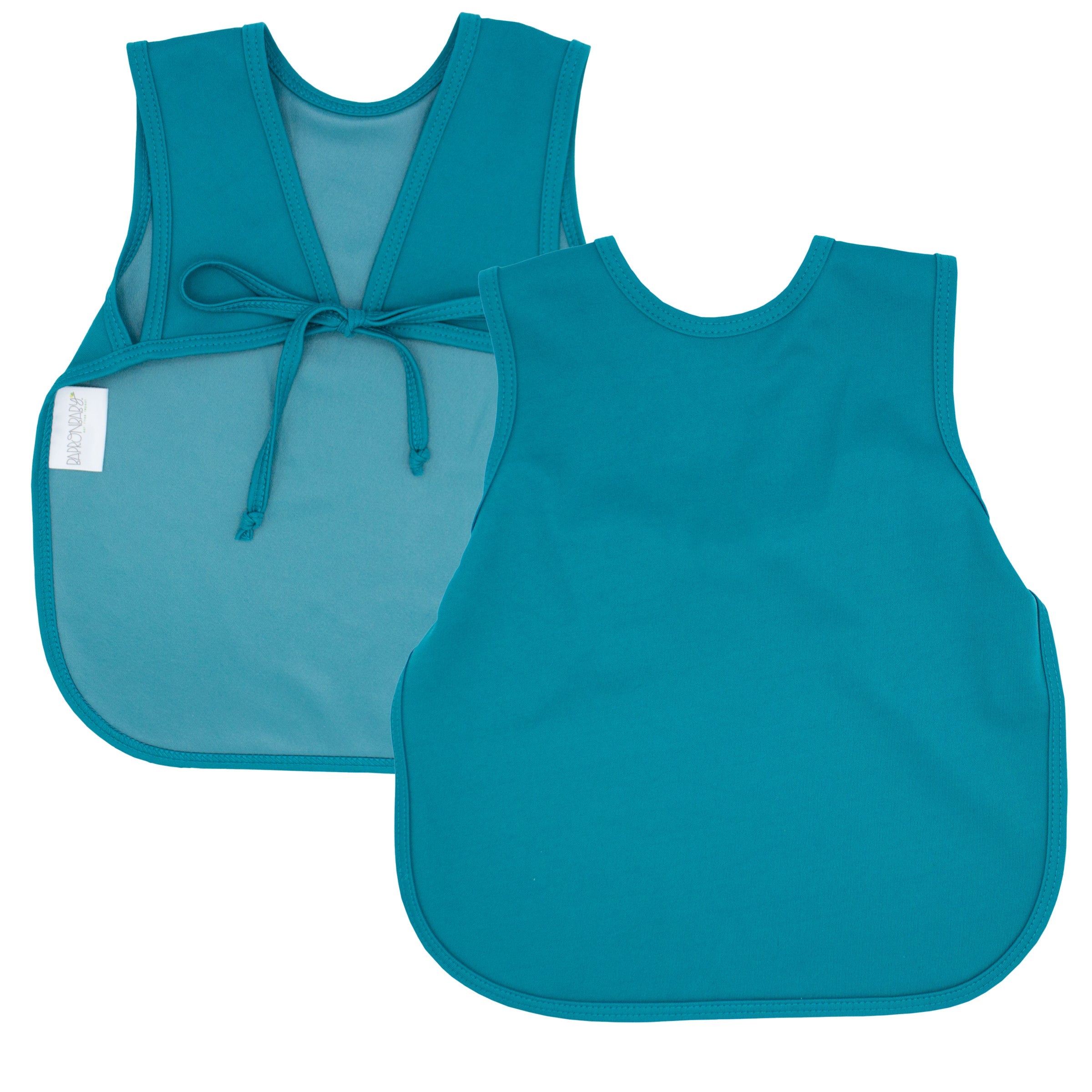 Solid Teal Minimalist Bapron