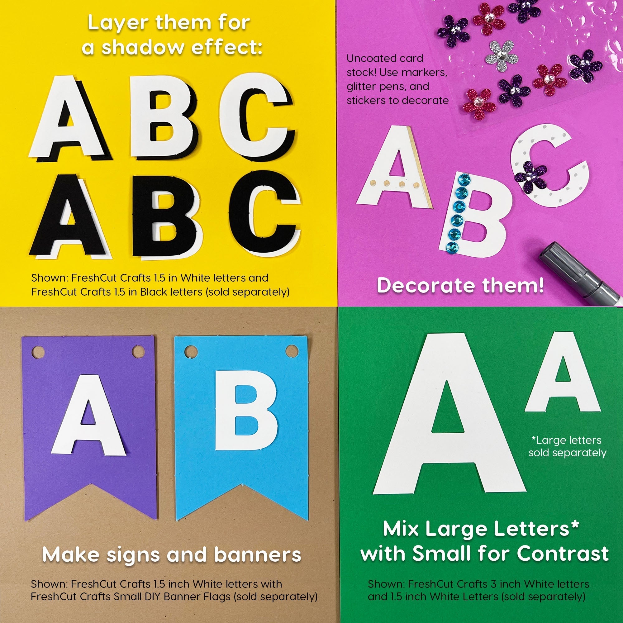Bulletin Board Letters – 1.5 Inch