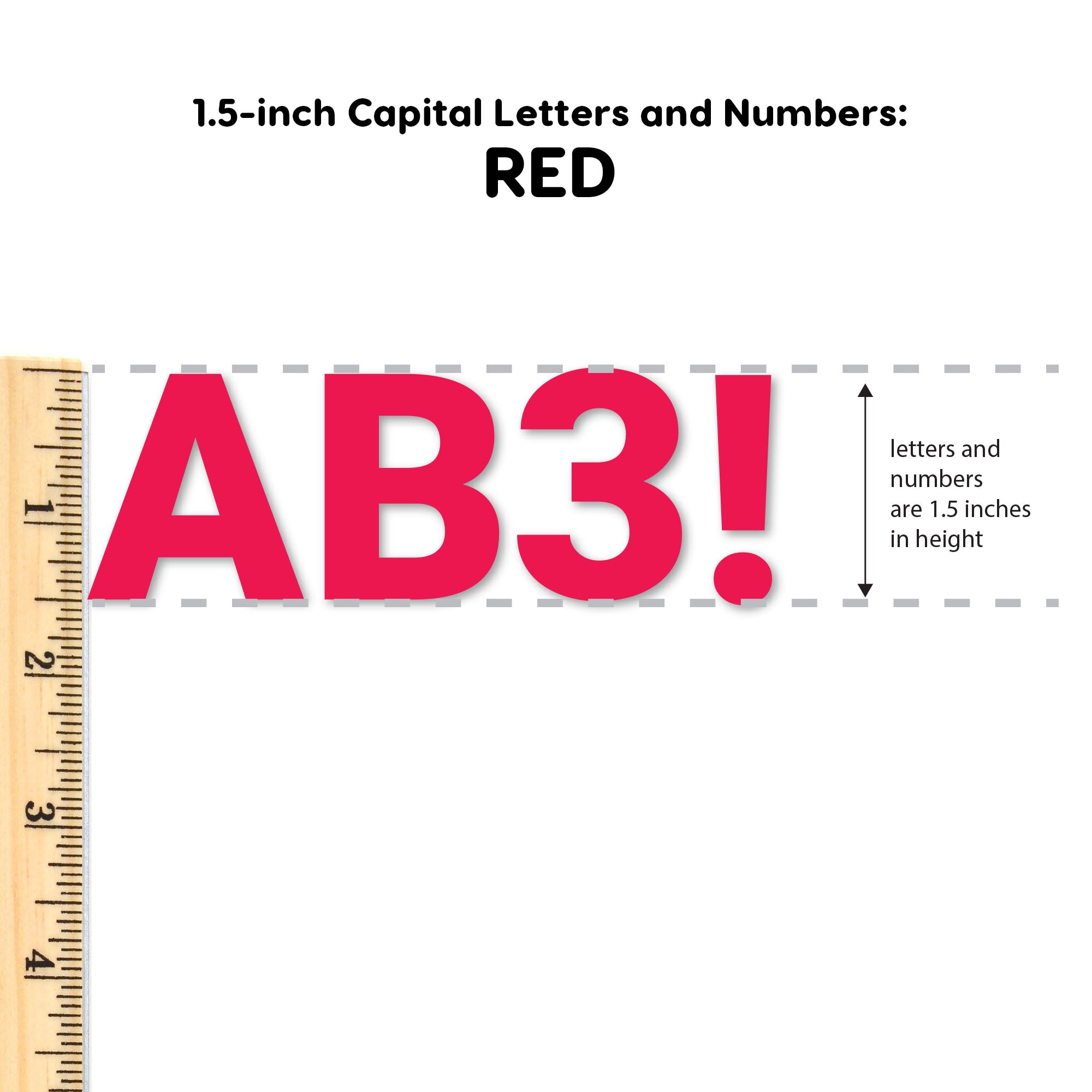 Bulletin Board Letters – 1.5 Inch