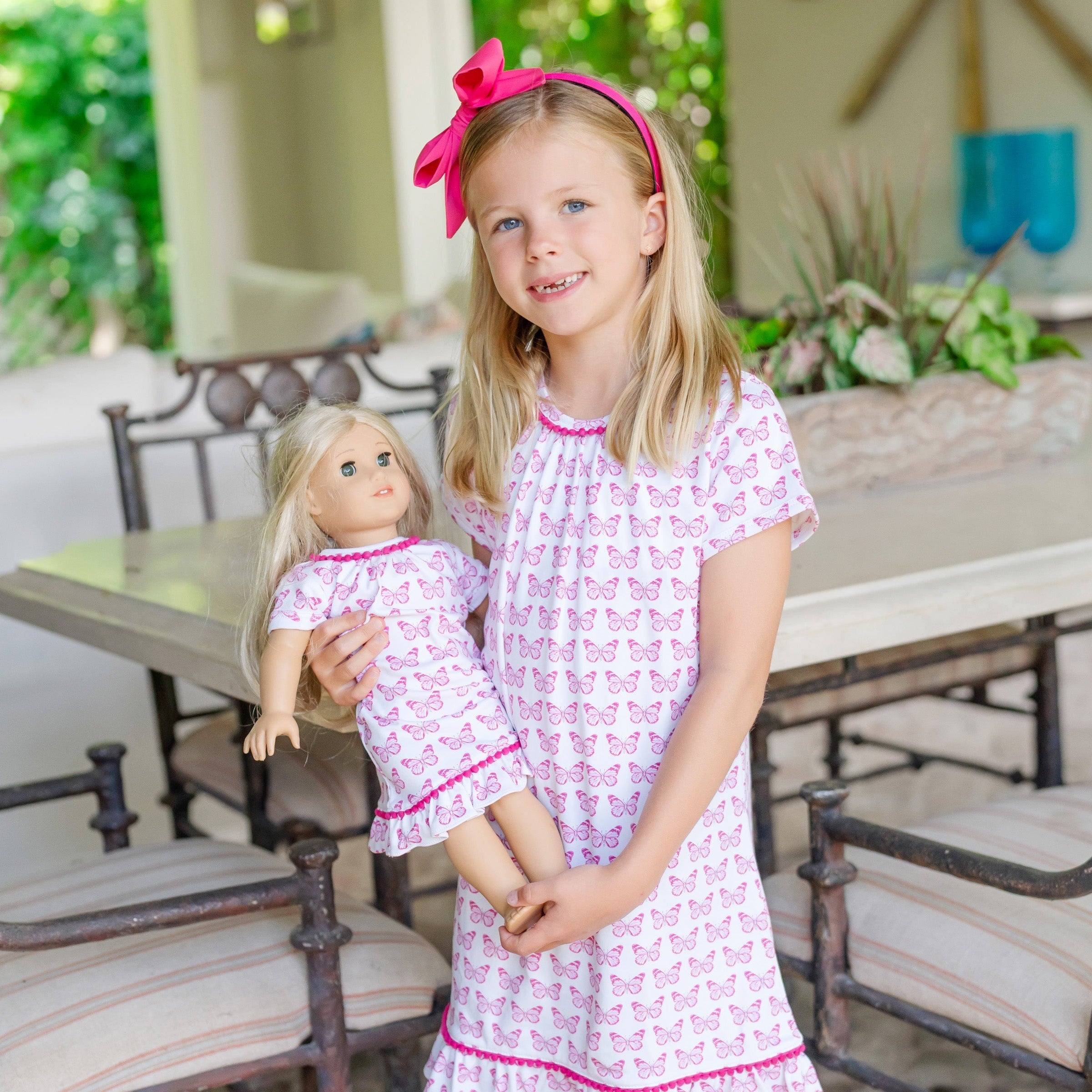 Camden Doll Dress - Cartie Butterflies