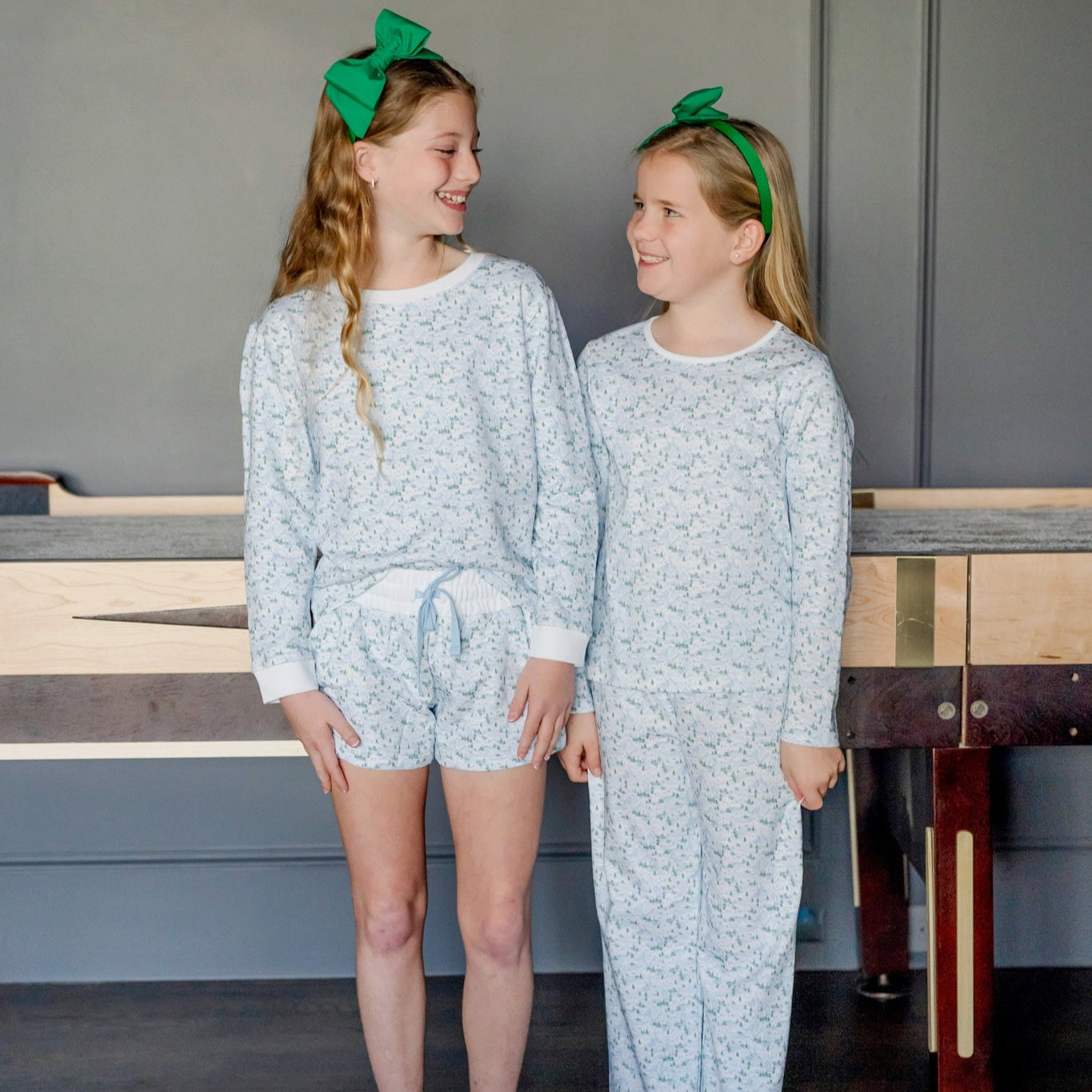 Millie Girls' Pant Set Snowcapped Mountains