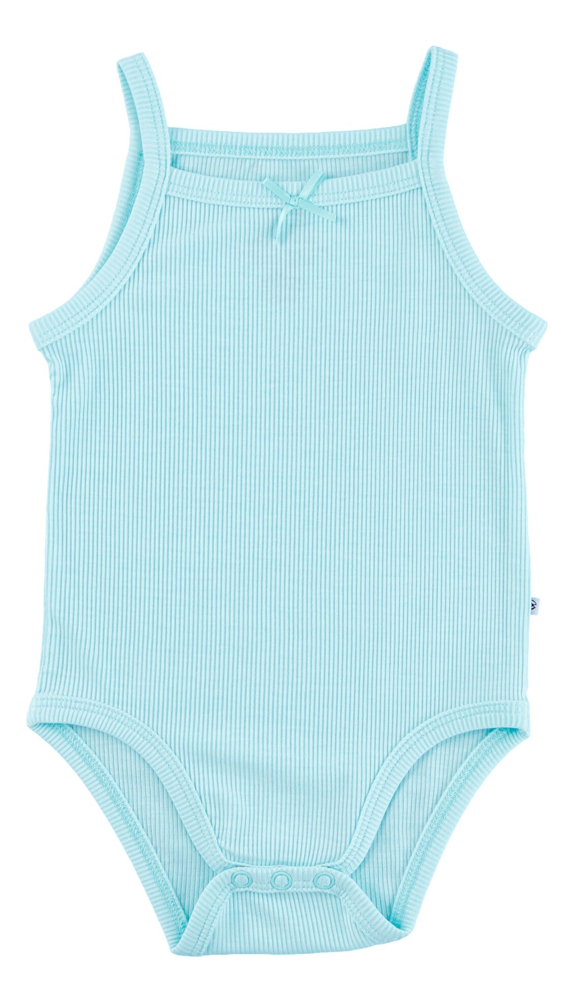 Aqua Ribbed Bodysuit Tank