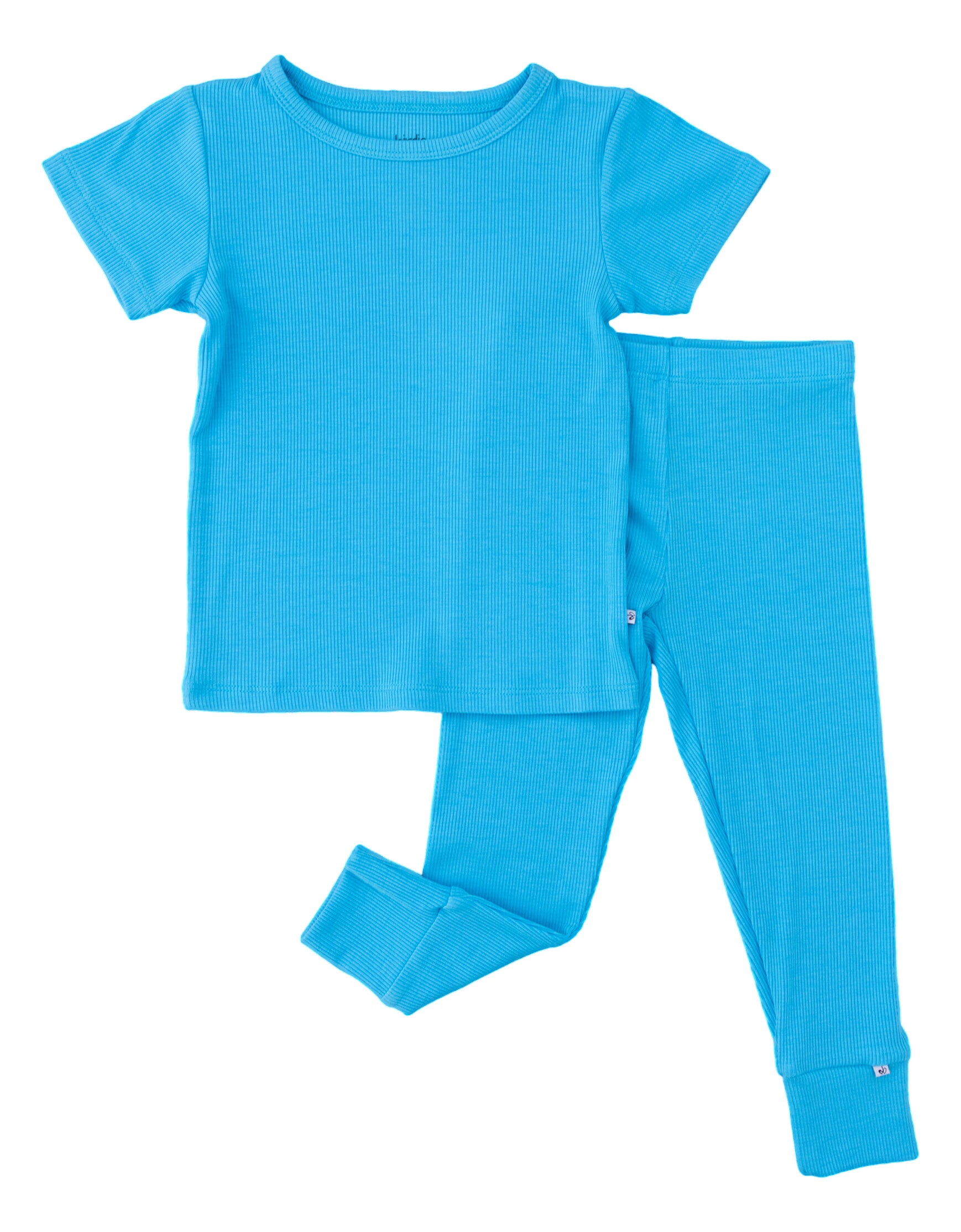 Aquarius Ribbed 2-piece Pajamas