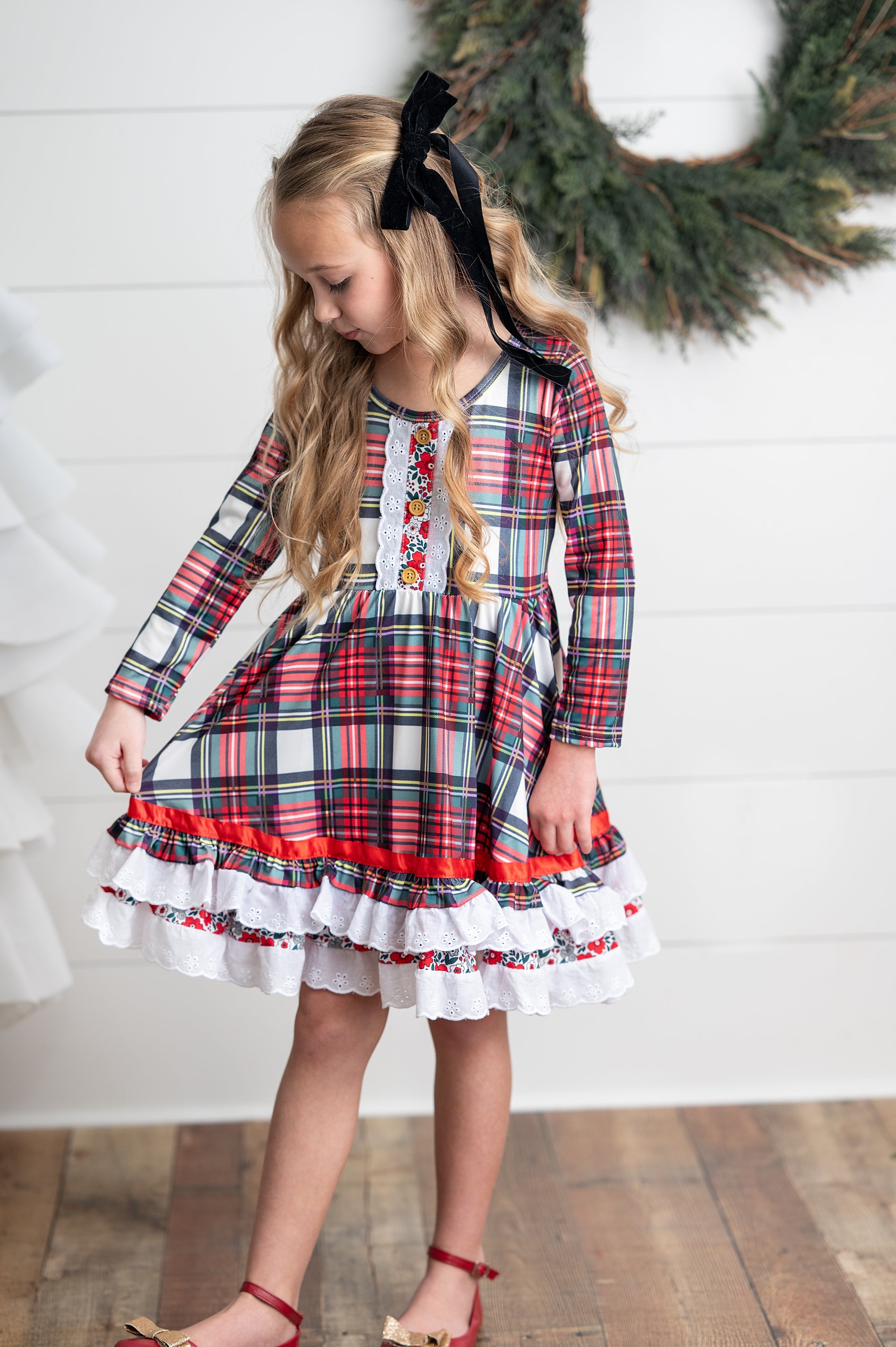 Christmas Plaid Dress