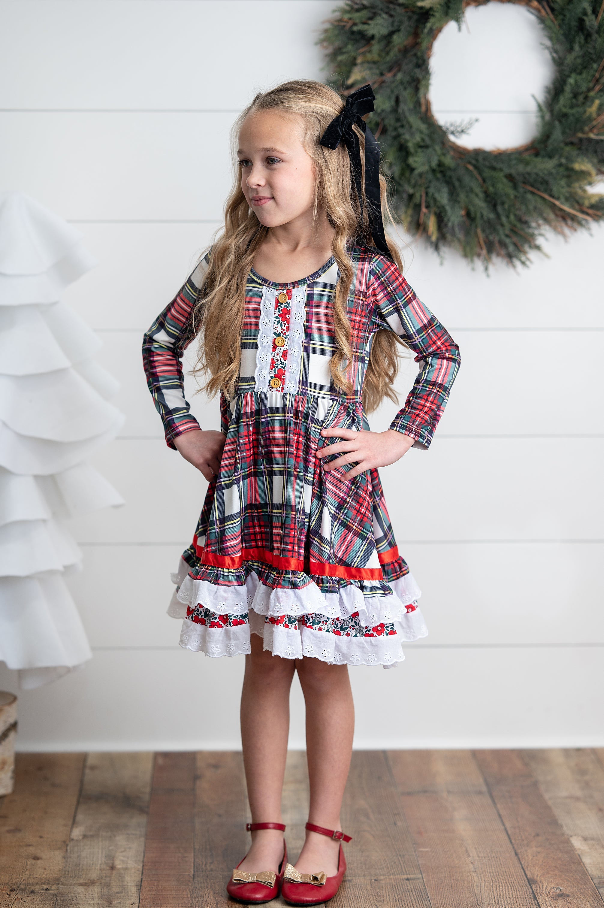 Christmas Plaid Dress