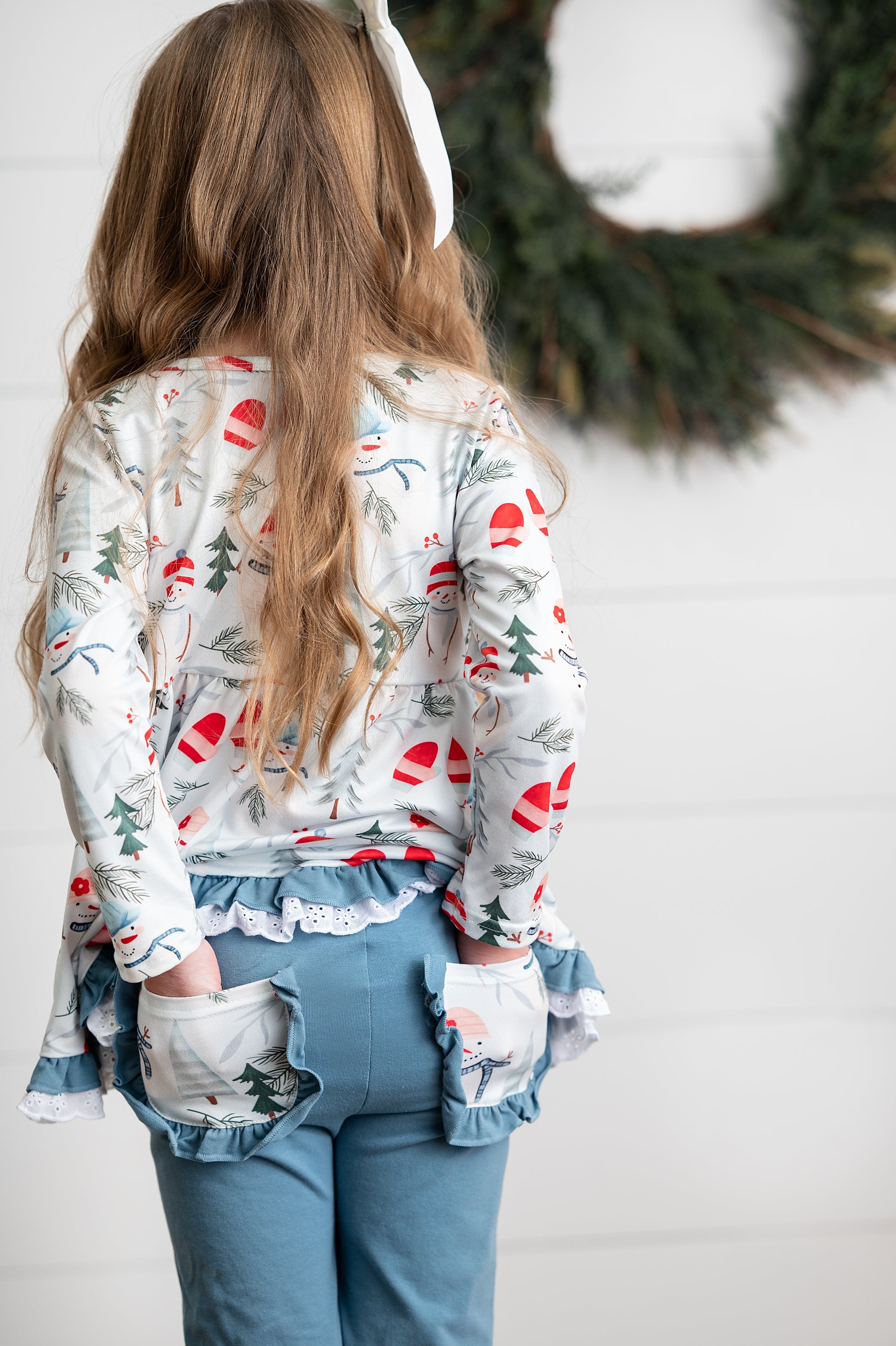 Snowman Pocket Pant Set