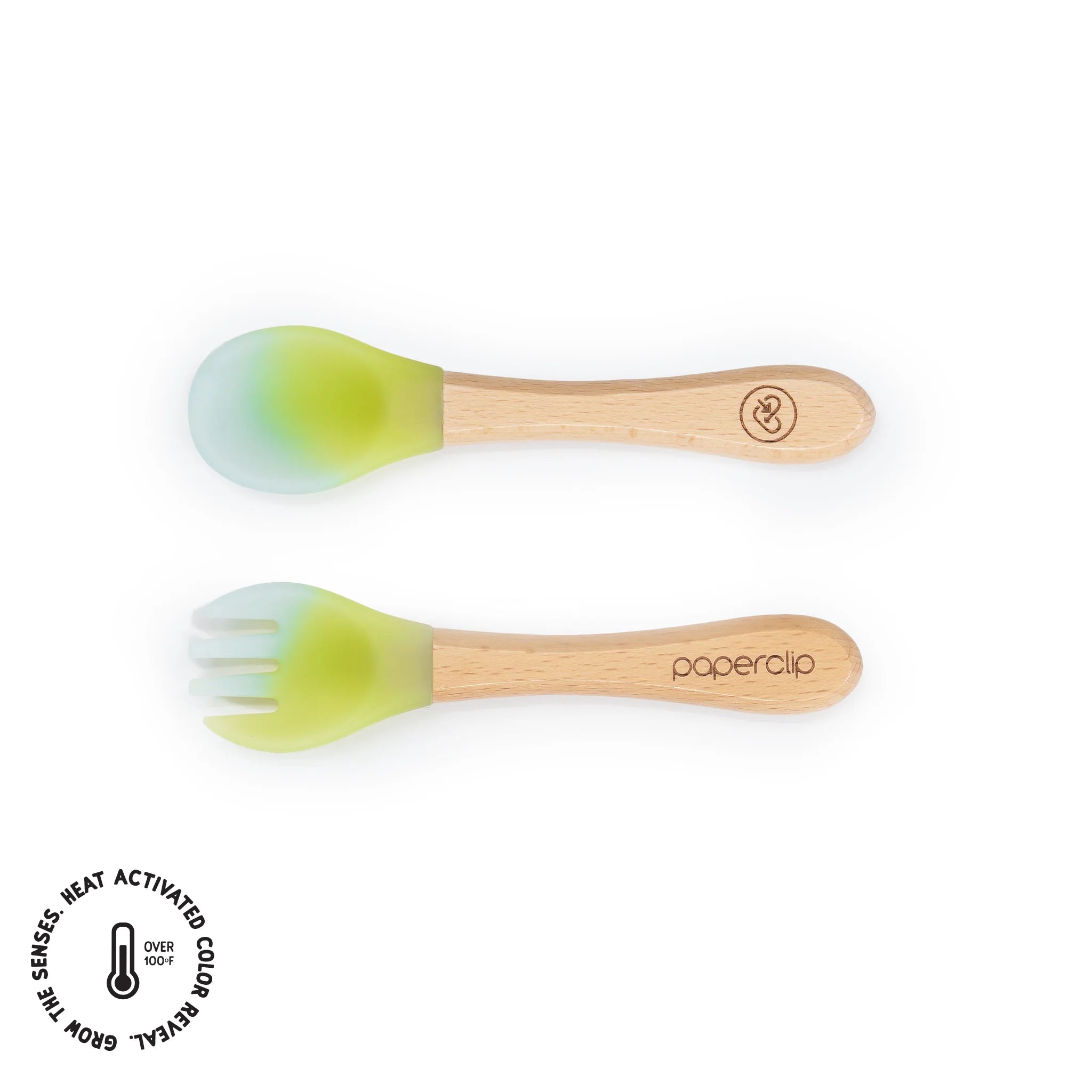 Color Changing Spoon & Spork Set