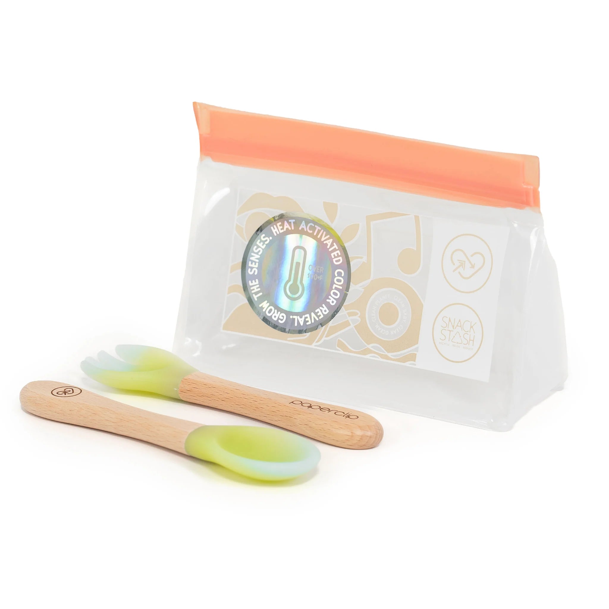 Color Changing Spoon & Spork Set