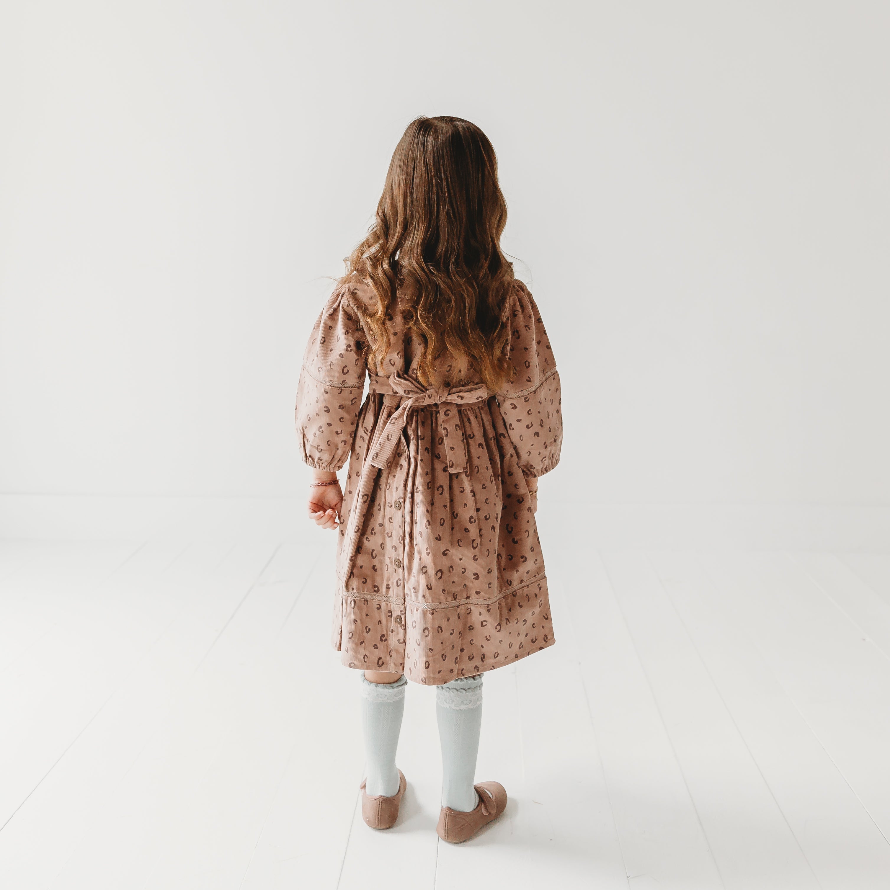 Cord Crush Animal Print Dress