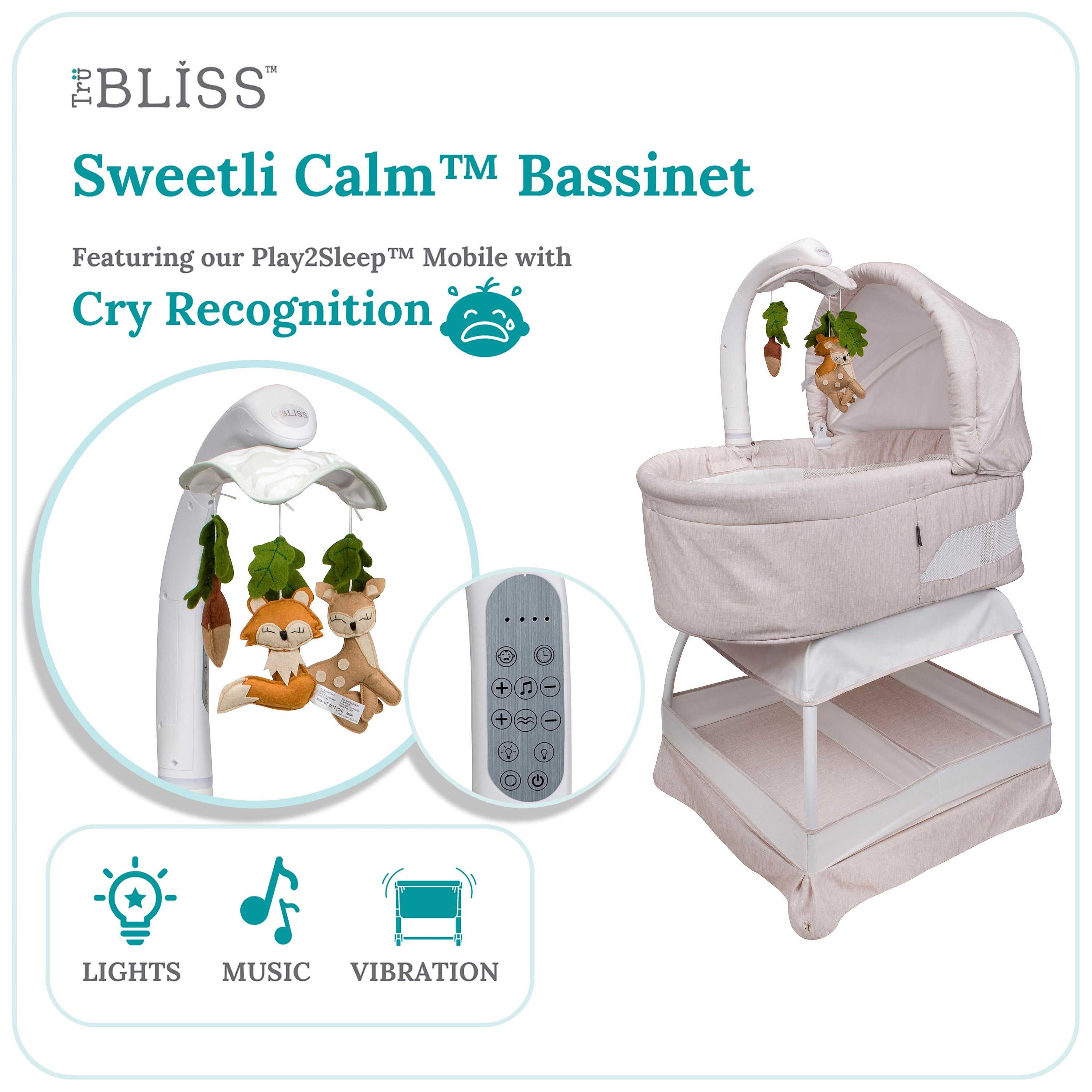 Trubliss Sweetli Calm Bassinet