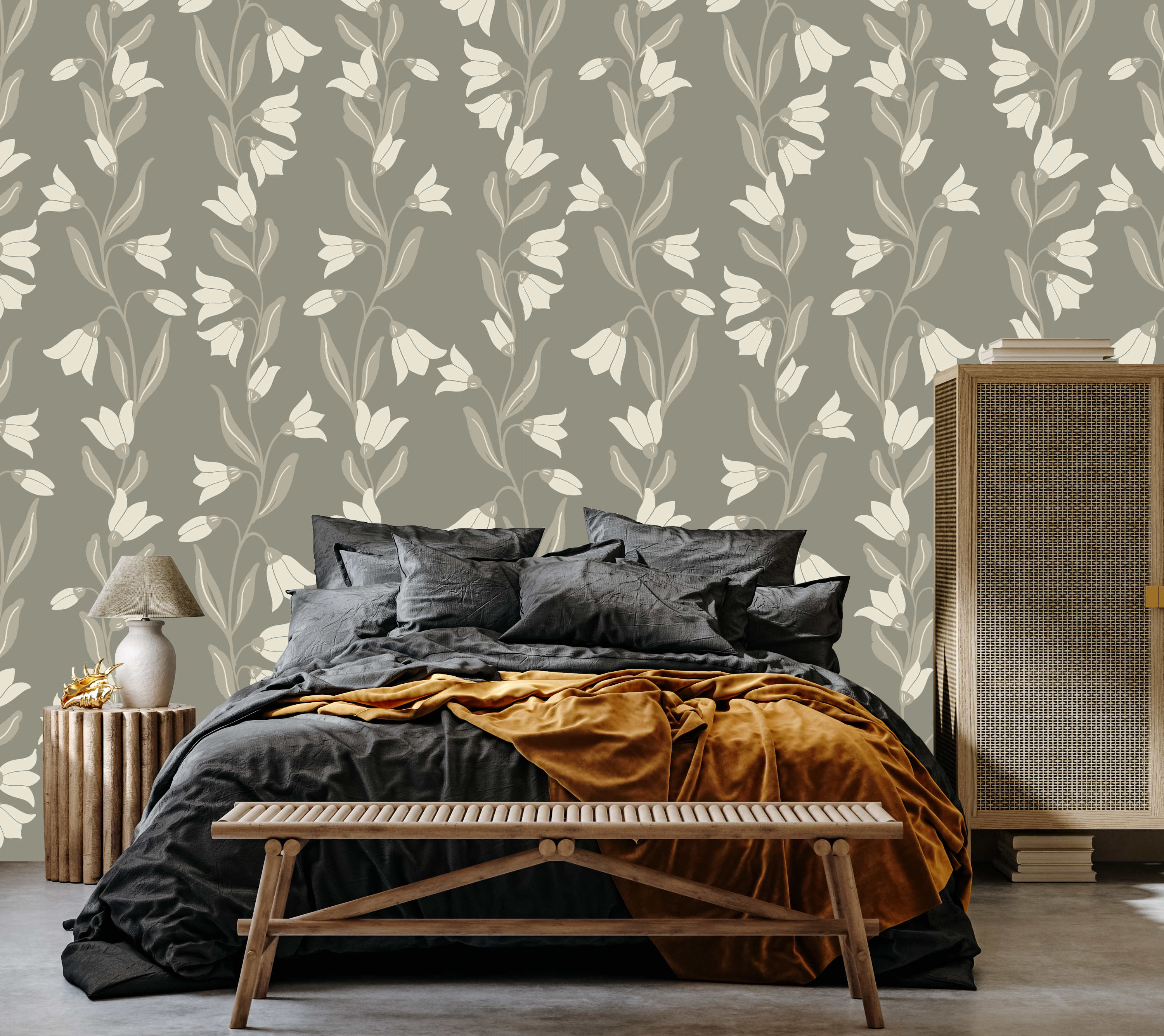 Agatha Wallpaper By Gabriela Dachin