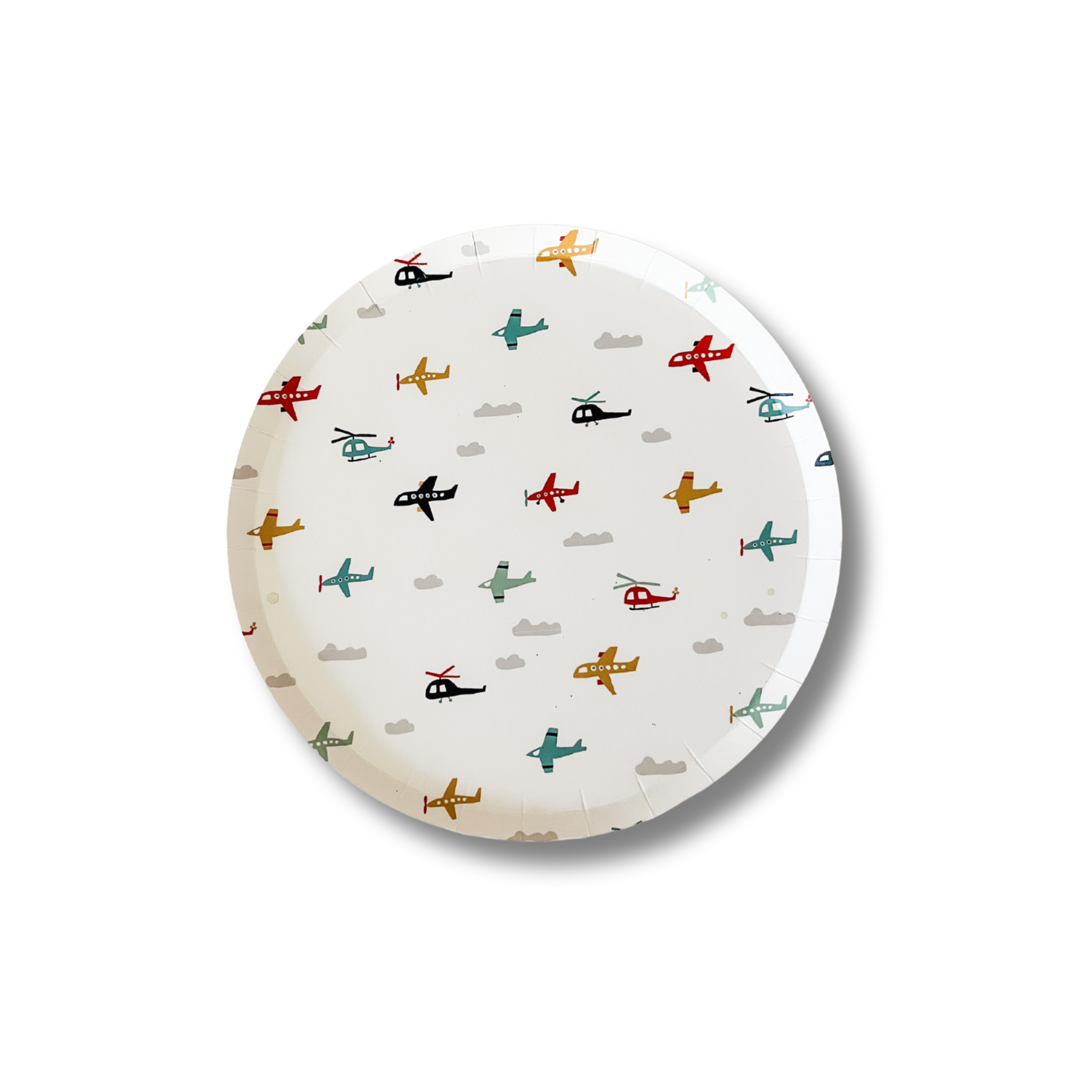 Airplane Small Plate (8 Per Set)