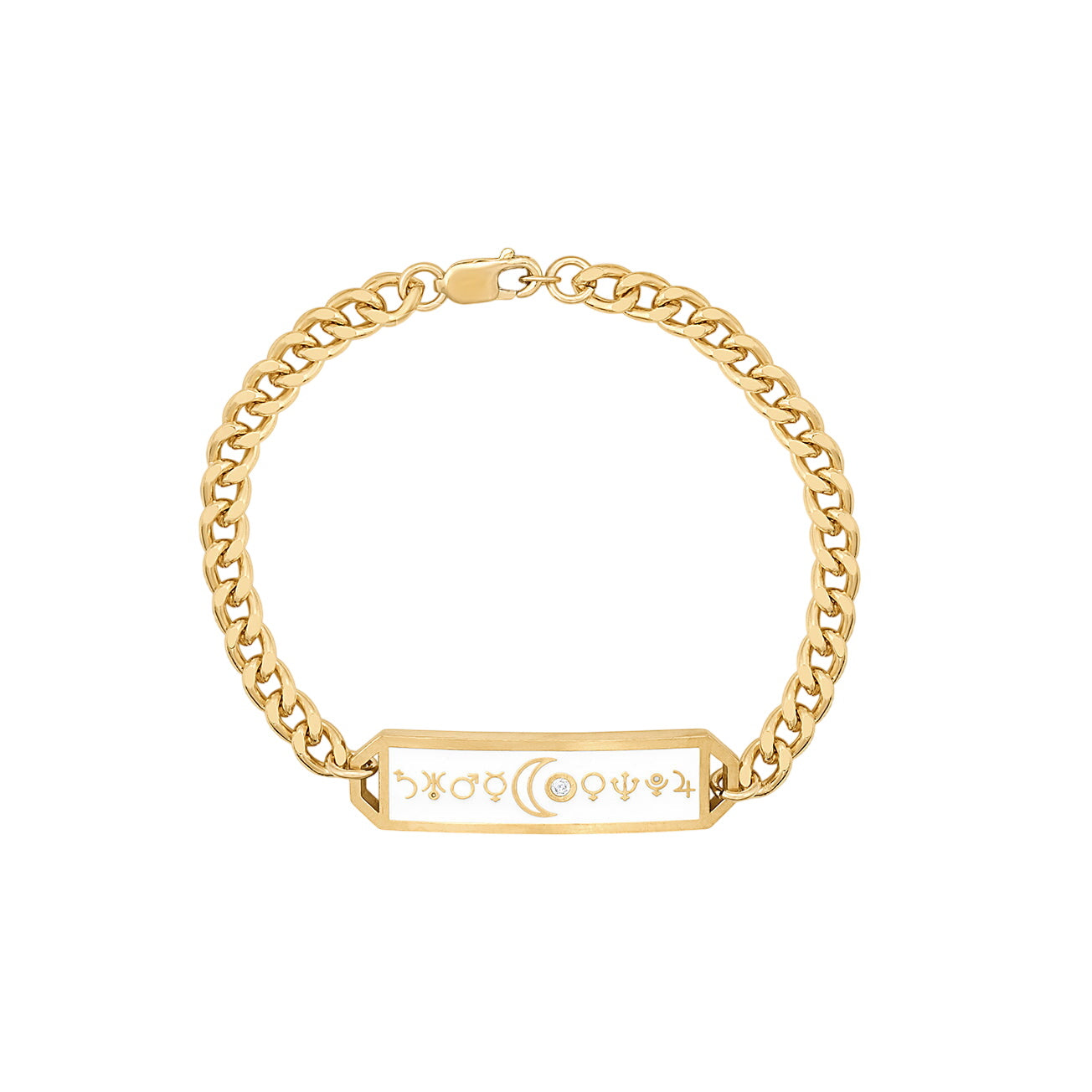 Alchemy White Enamel Bracelet