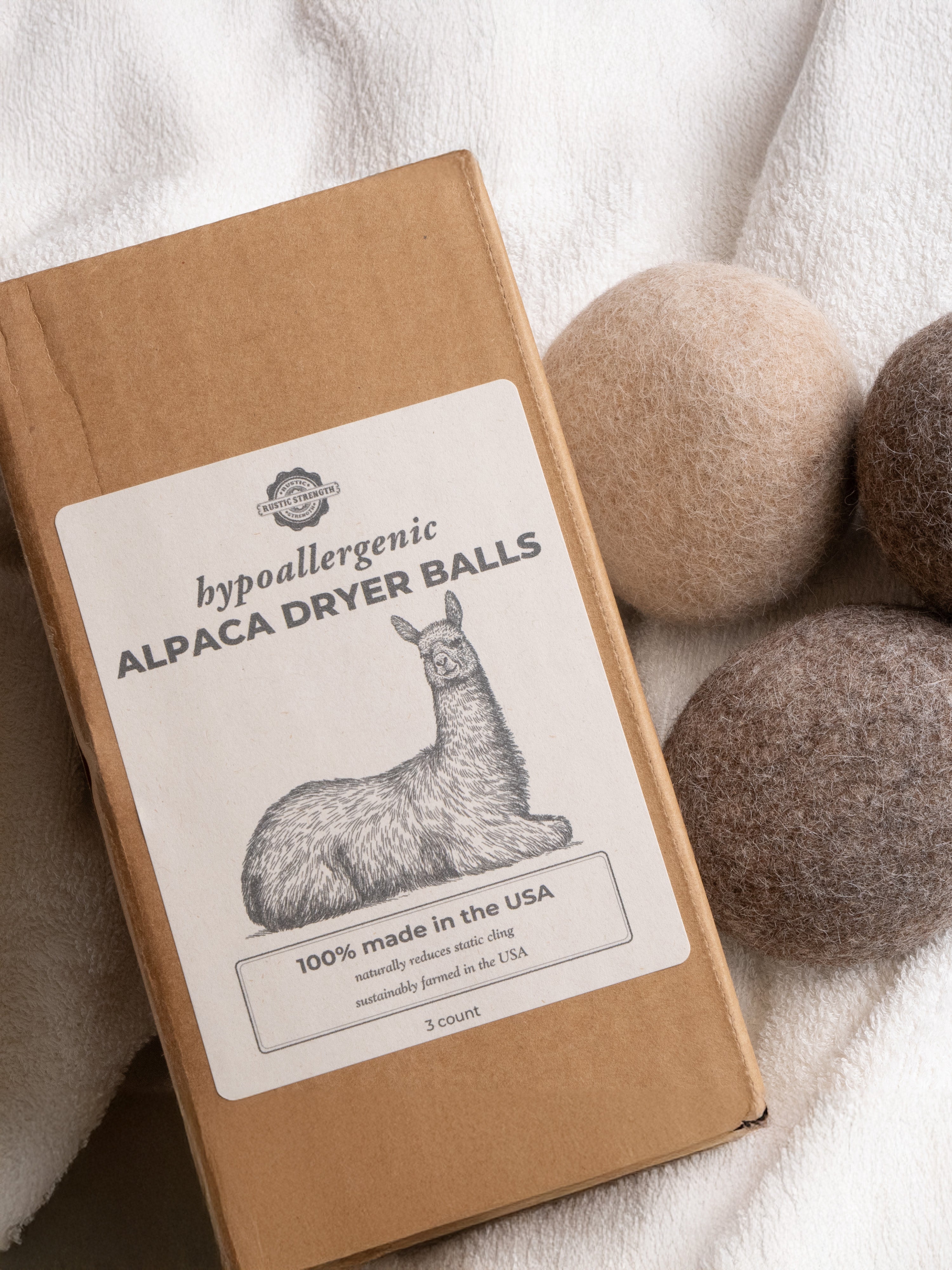 Alpaca Dryer Balls ( 3 Pack )