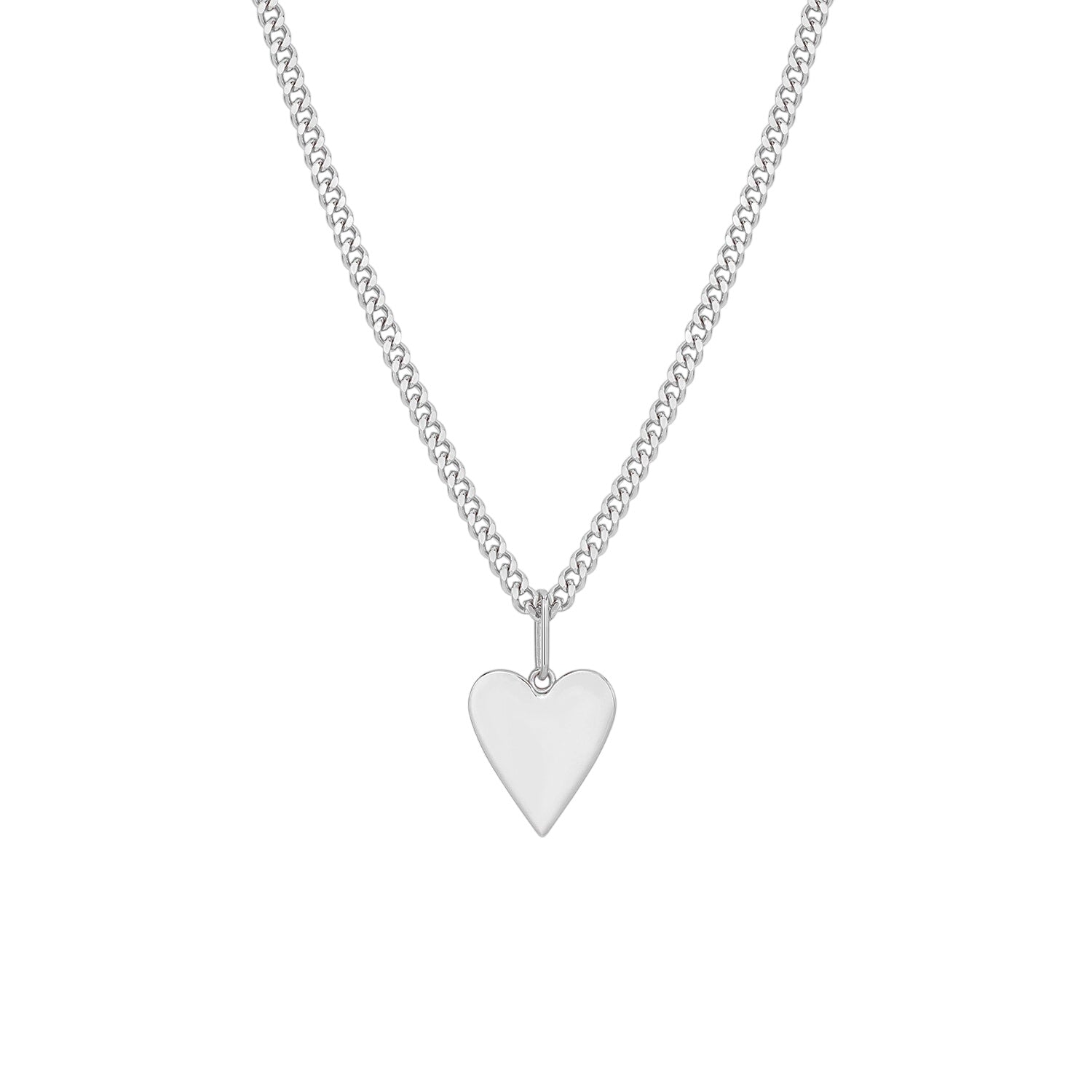 Amaya Heart Curb Necklace