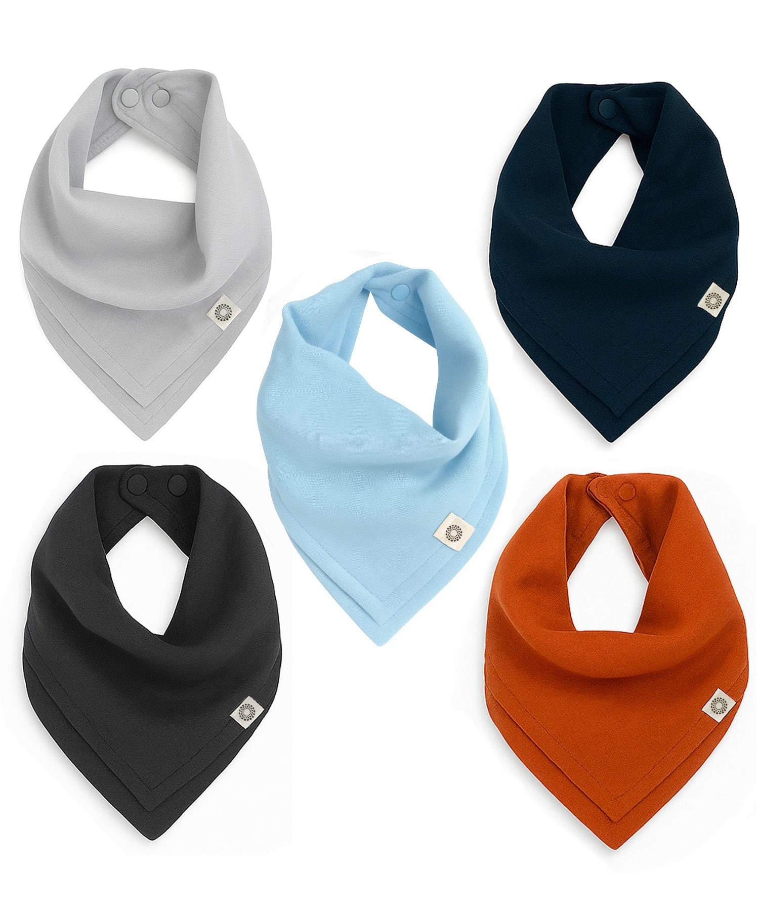 Organic Scarf Bib 5-pack