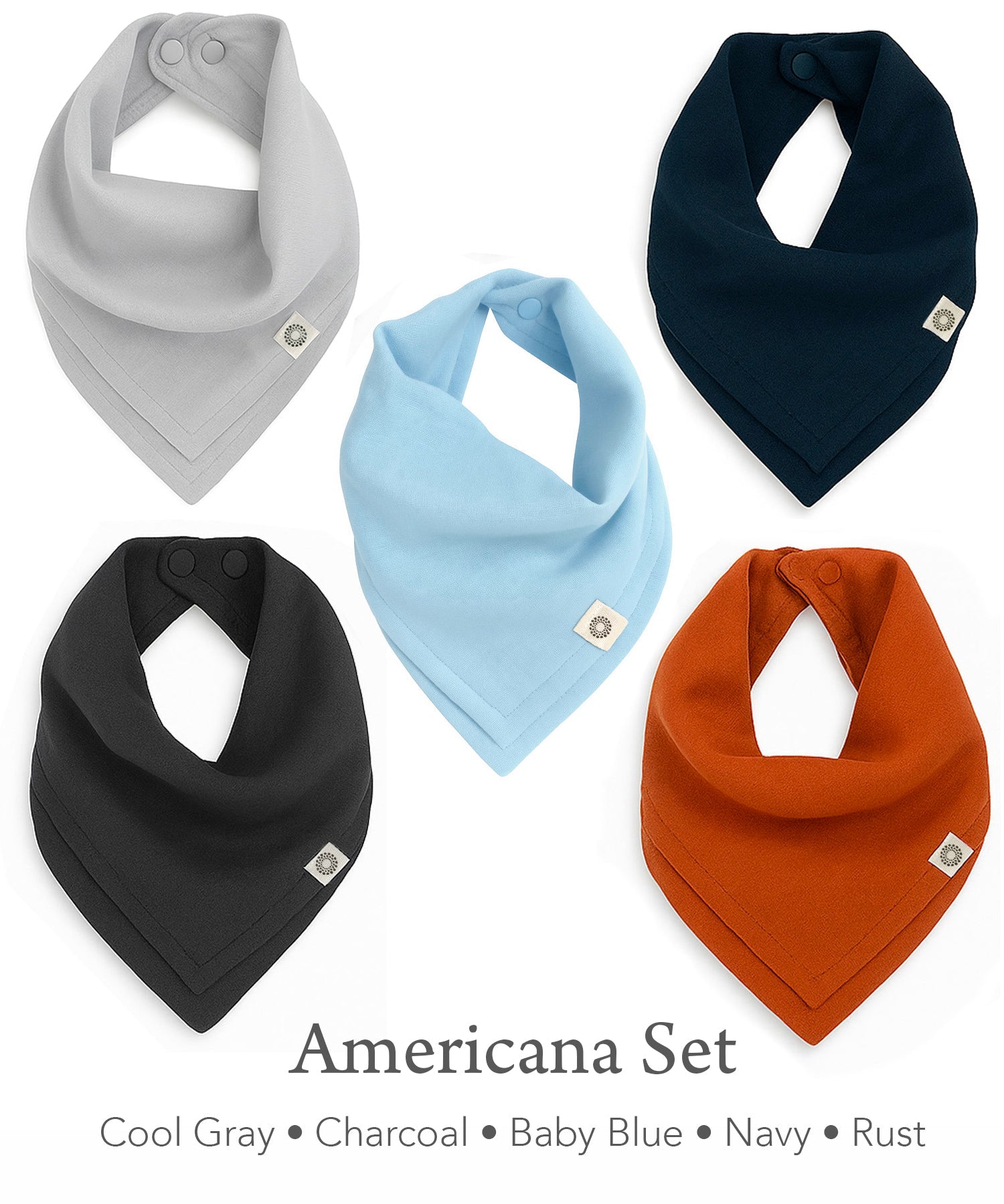 Organic Scarf Bib 5-pack