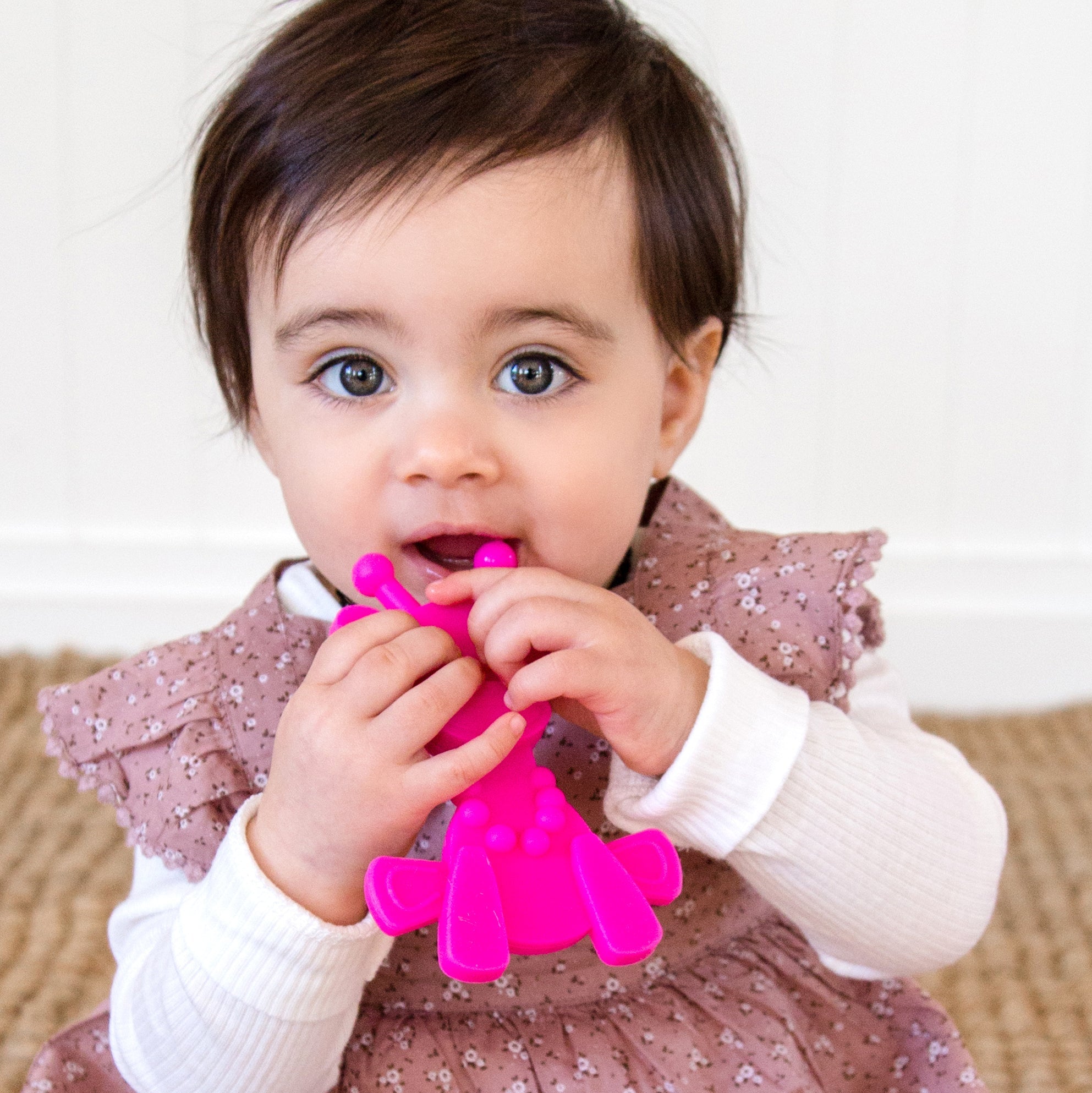 Little Bambam Baby Teething Toy - Magenta