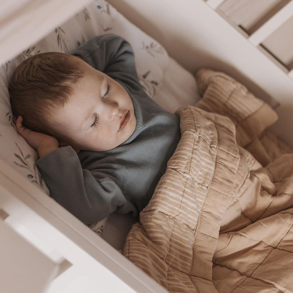 Anna Terracotta Lave Reversible Baby Blanket