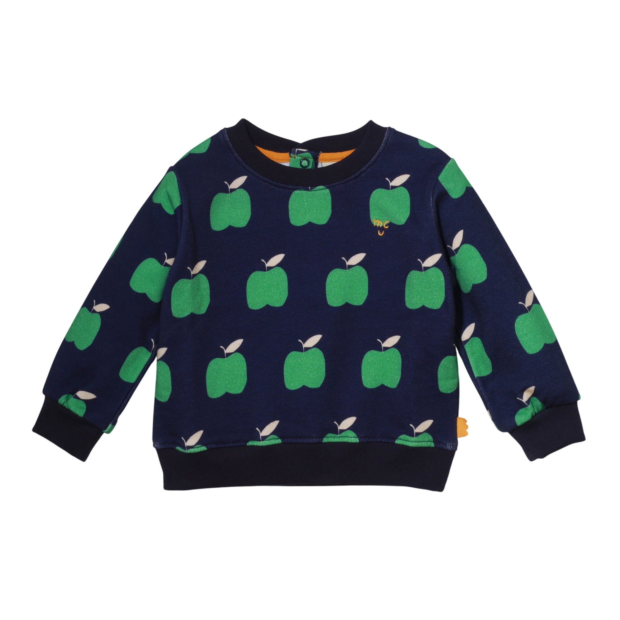 Recycled Cotton Apples Baby Sweatshirt